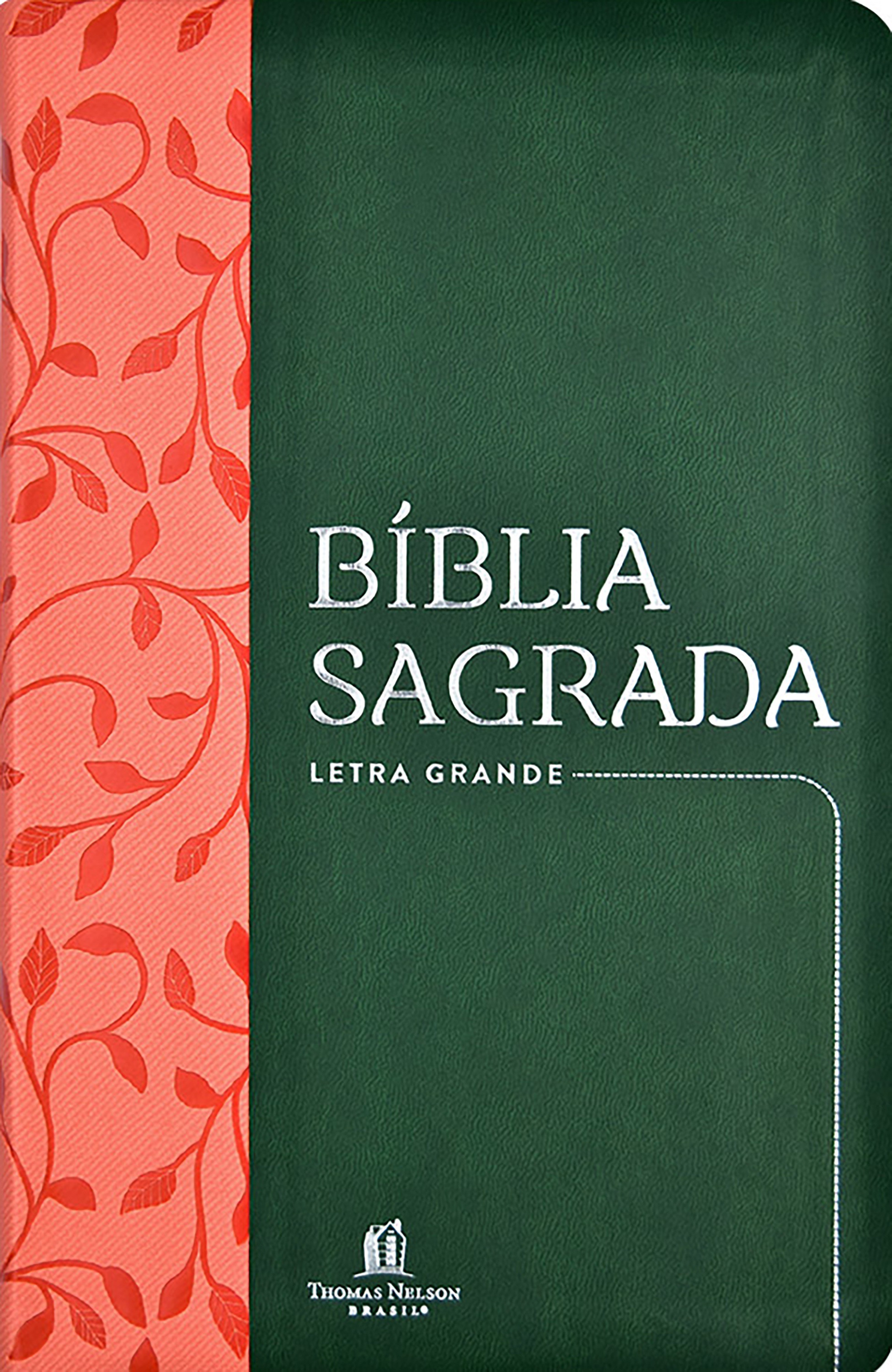 Bíblia Sagrada NVI, Couro Soft, Verde, Letra Grande, Leitura Perfeita