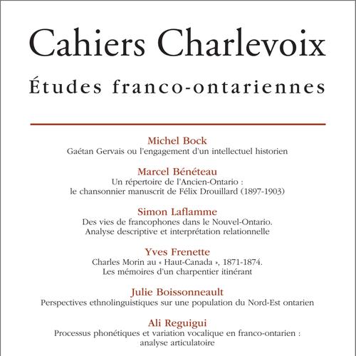 Cahiers Charlevoix 13