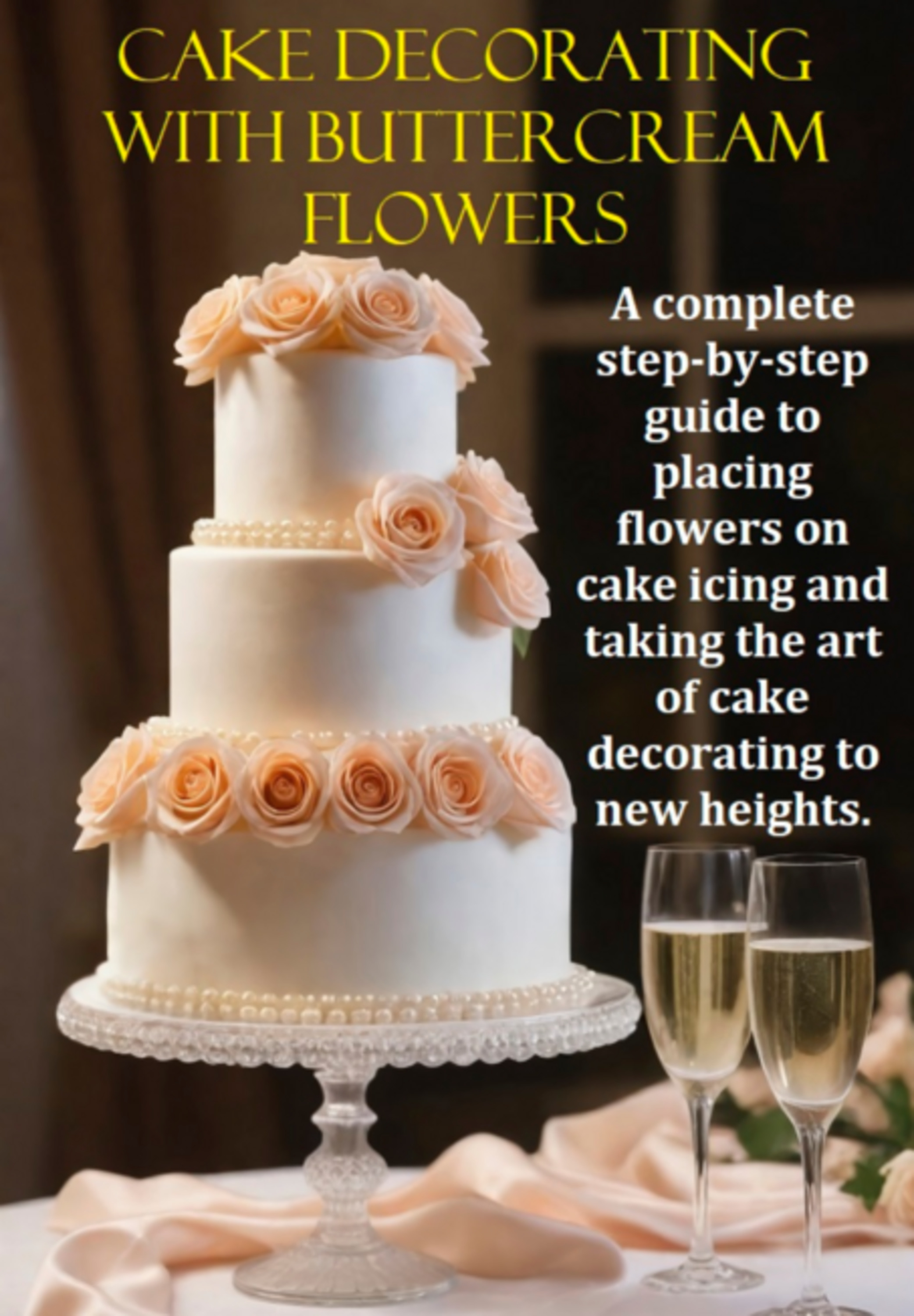 Cake Decorating With Buttercream Flowers A Complete Step-by-step Guide To Placing Flowers On Cake Icing And Taking The Art Of Cake Decorating To New Heights.