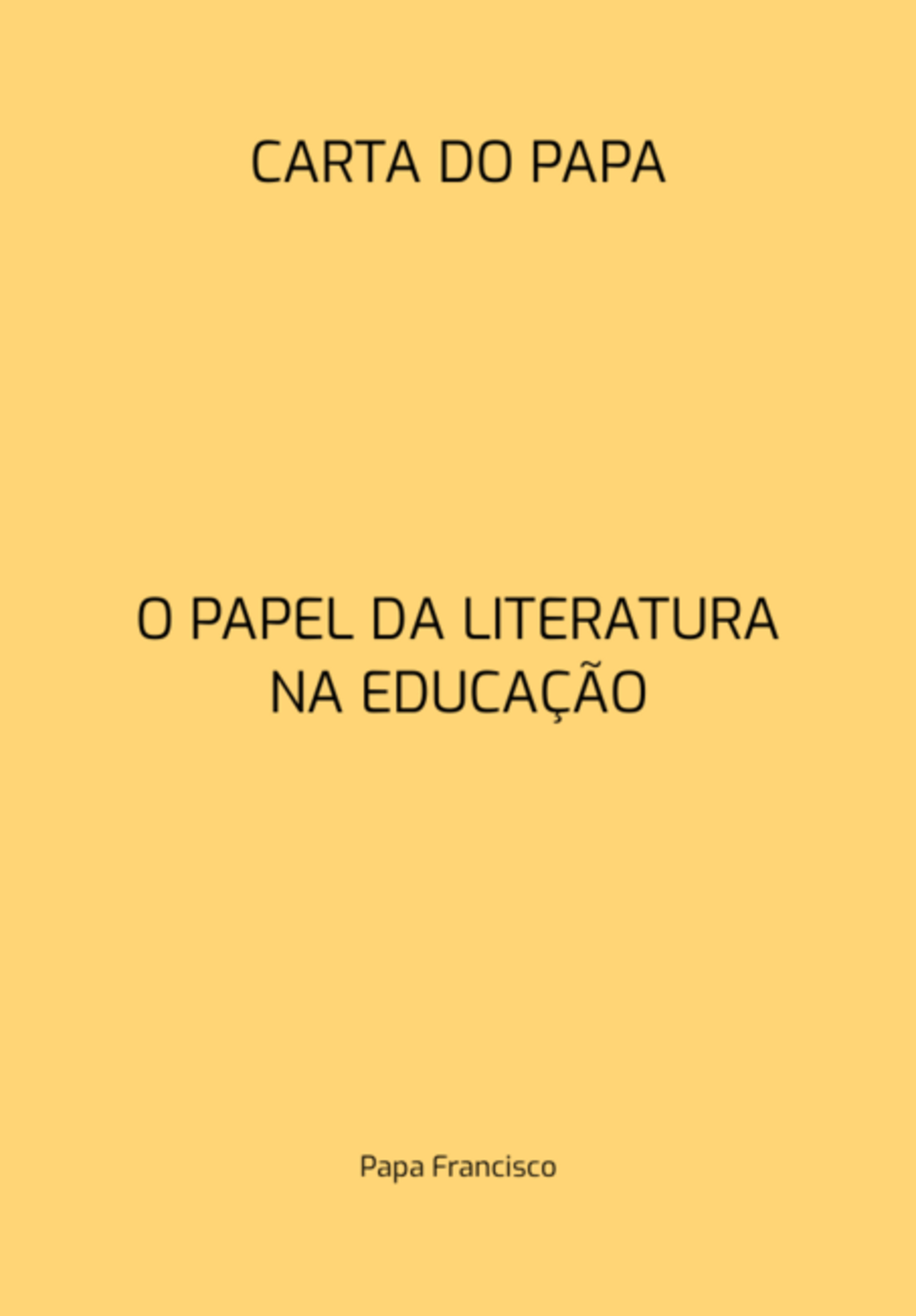 Carta Do Papa