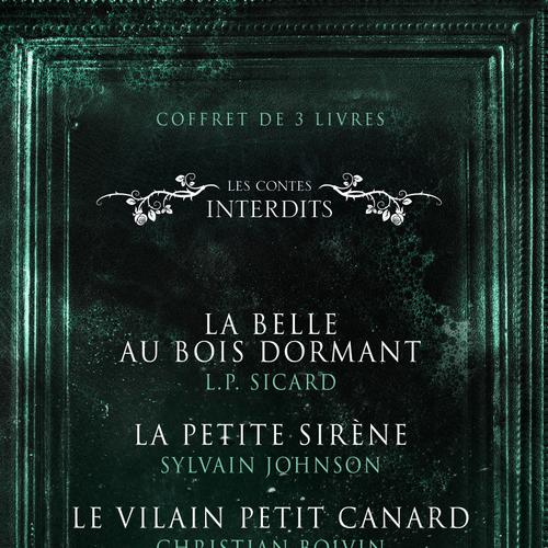 Coffret Numérique - 3 livres - Les Contes interdits - La belle au bois dormant - La petite sirène - Le vilain petit canard