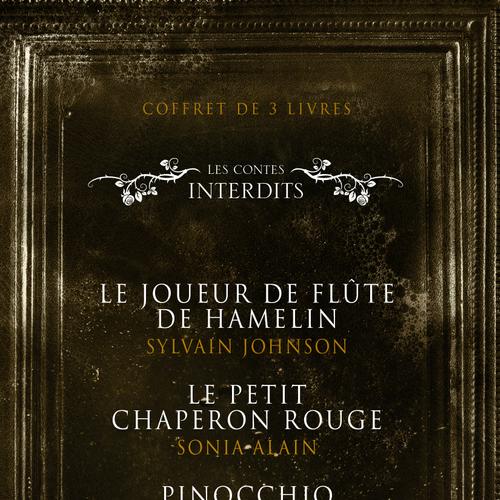 Coffret Numériquet 3 livres - Les Contes interdits - Le joueur de flûte de Hamelin - Le petit chaperon rouge - Pinocchio