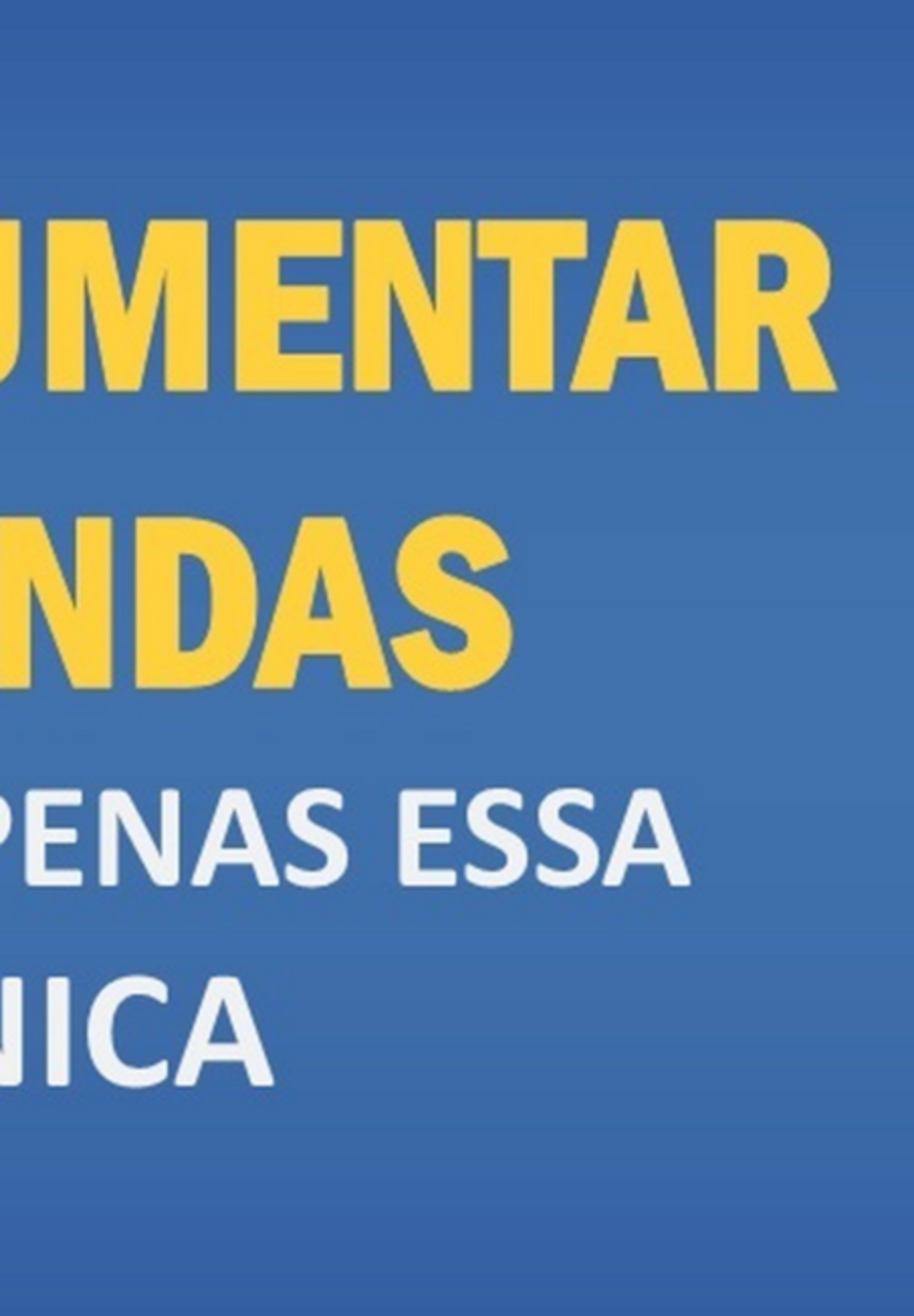 Como Aumentar As Vendas Usando Apenas Essa Técnica