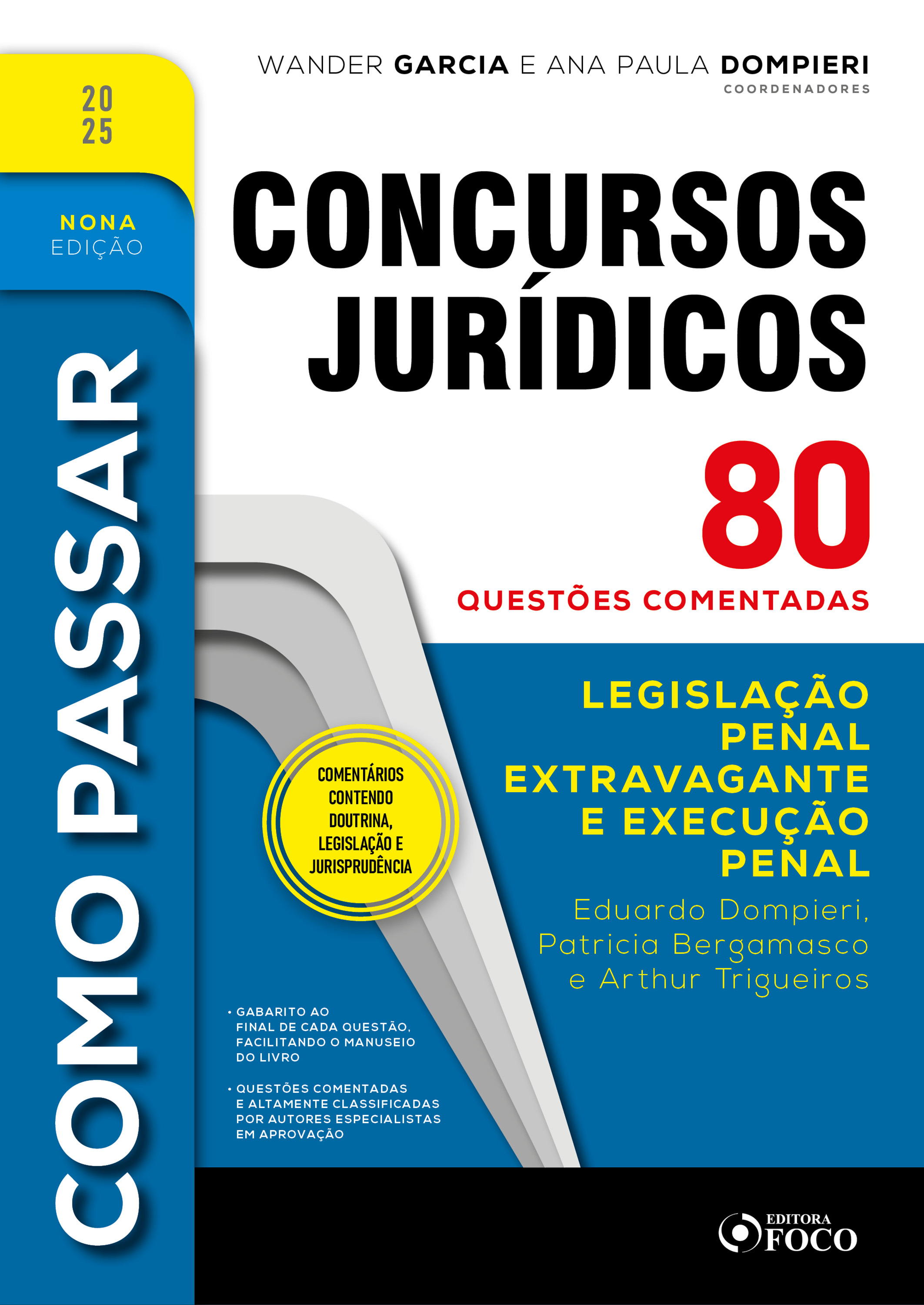 Como Passar em Concursos Jurídicos - 9ª Ed - 2025