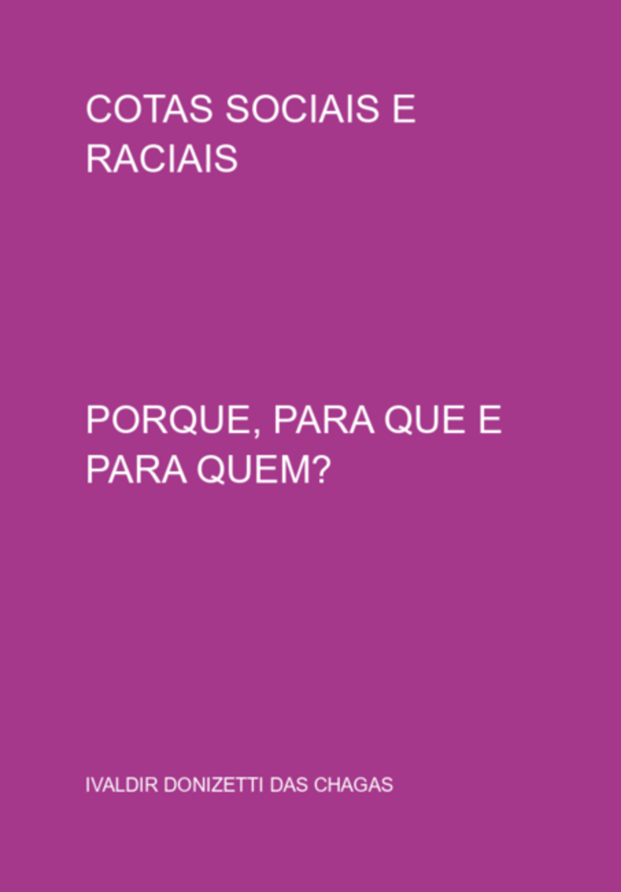 Cotas Sociais E Raciais