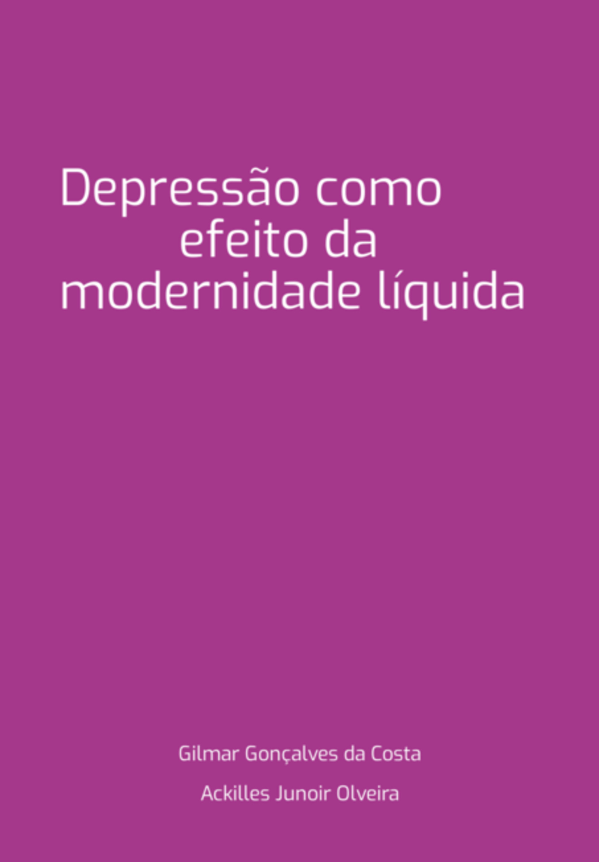 Depressão Como Efeito Da Modernidade Líquida