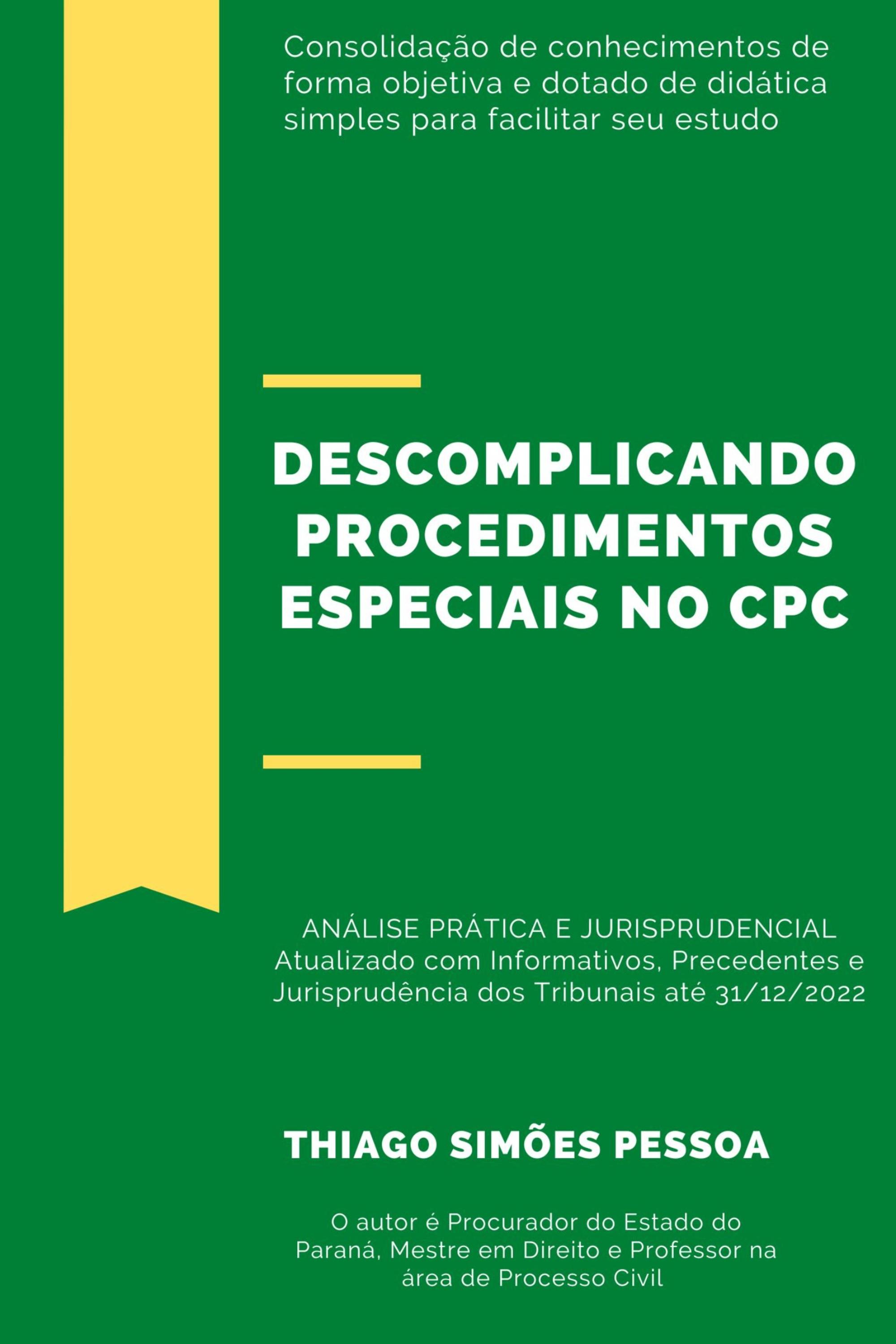 DESCOMPLICANDO PROCEDIMENTOS ESPECIAIS NO CPC