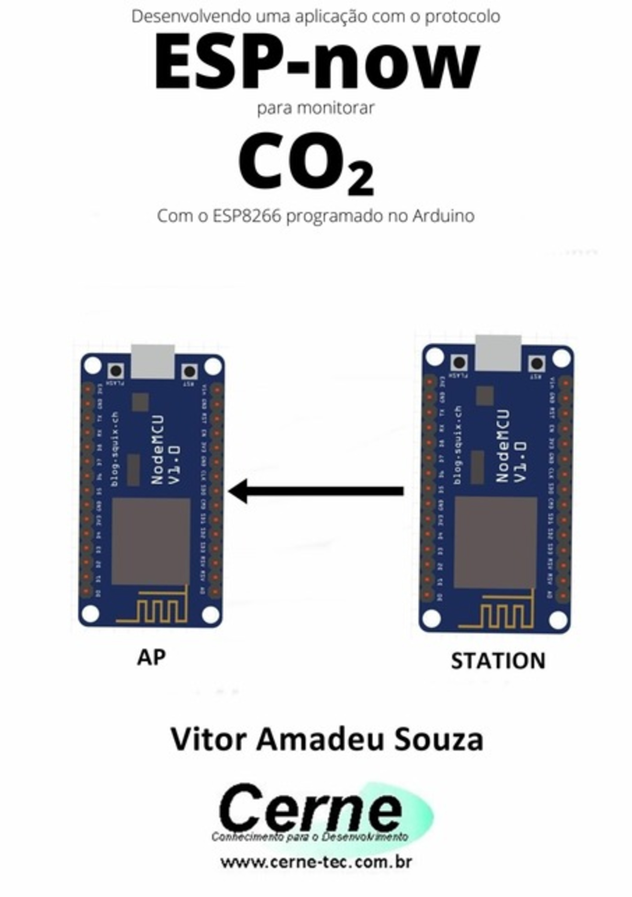 Desenvolvendo Uma Aplicação Com O Protocolo Esp-now Para Monitorar Co2 Com O Esp8266 Programado No Arduino