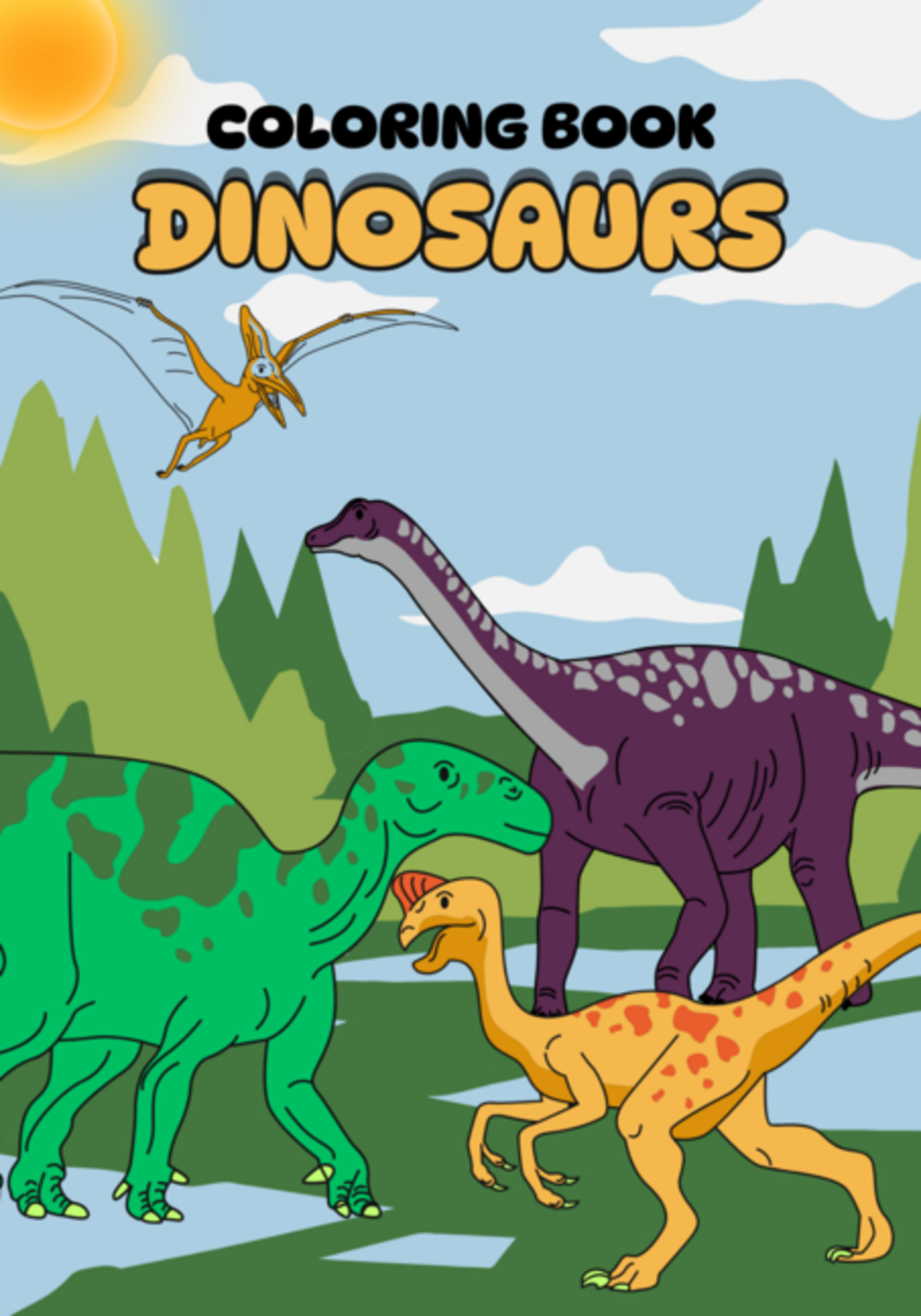 Dinosaurs Coloring Book