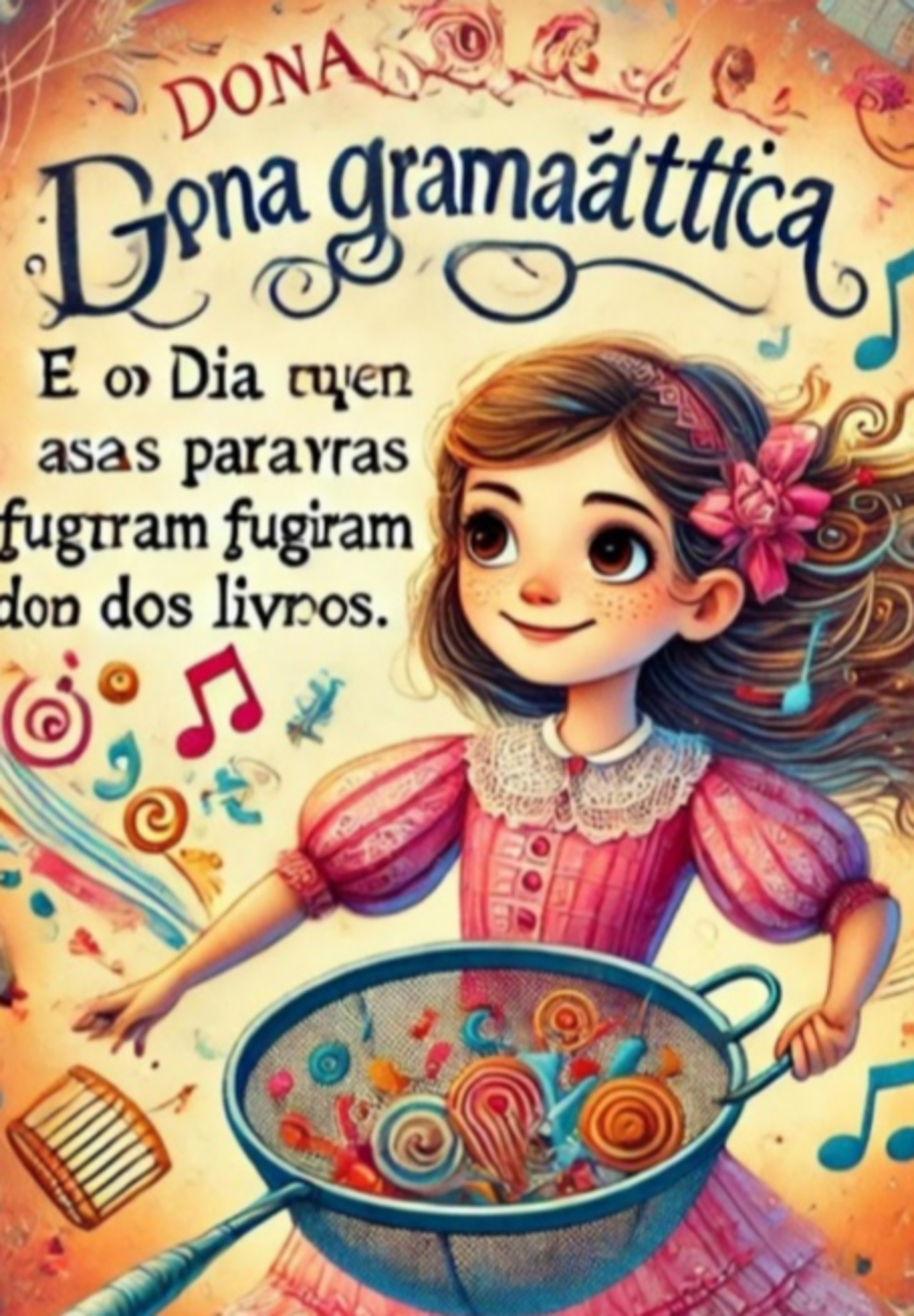 Dona Gramática E O Dia Em Que As Palavras Fugiram Dos Livros