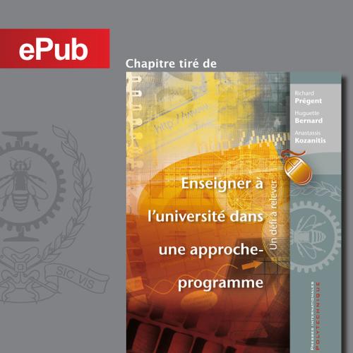 Enseigner à l'université dans une approche-programme (chapitre)