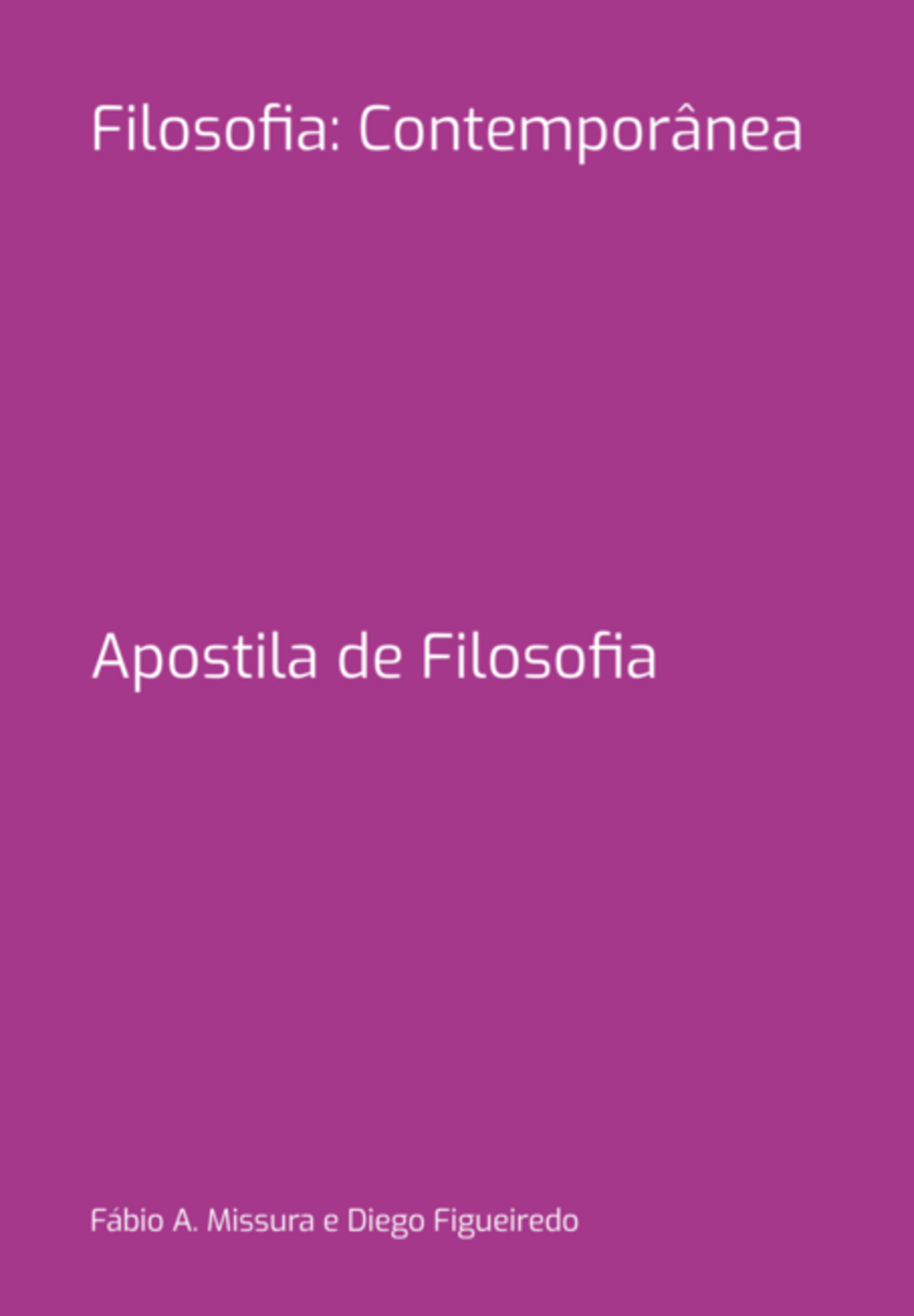 Filosofia: Contemporânea