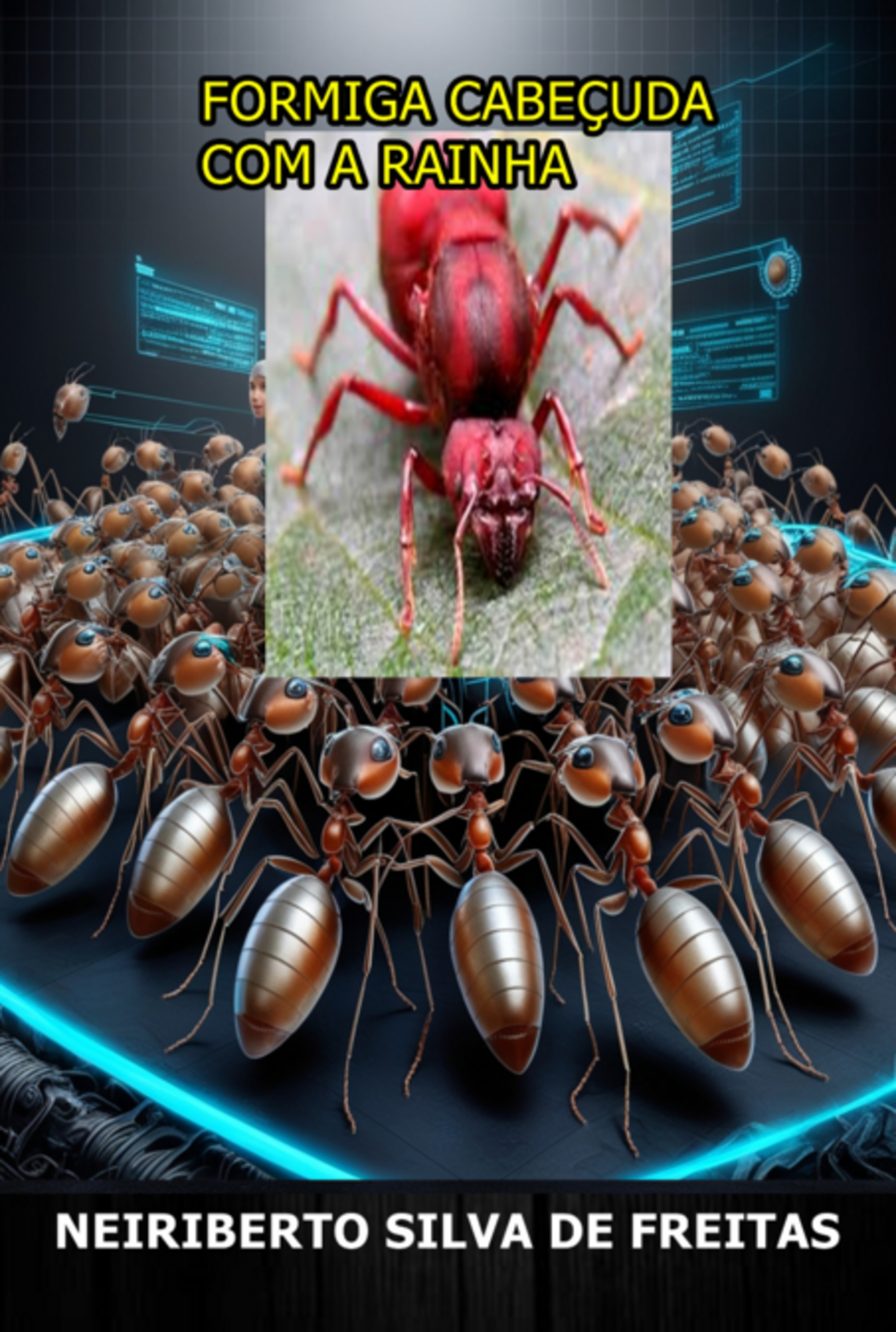 Formiga Cabeçuda Com A Rainha