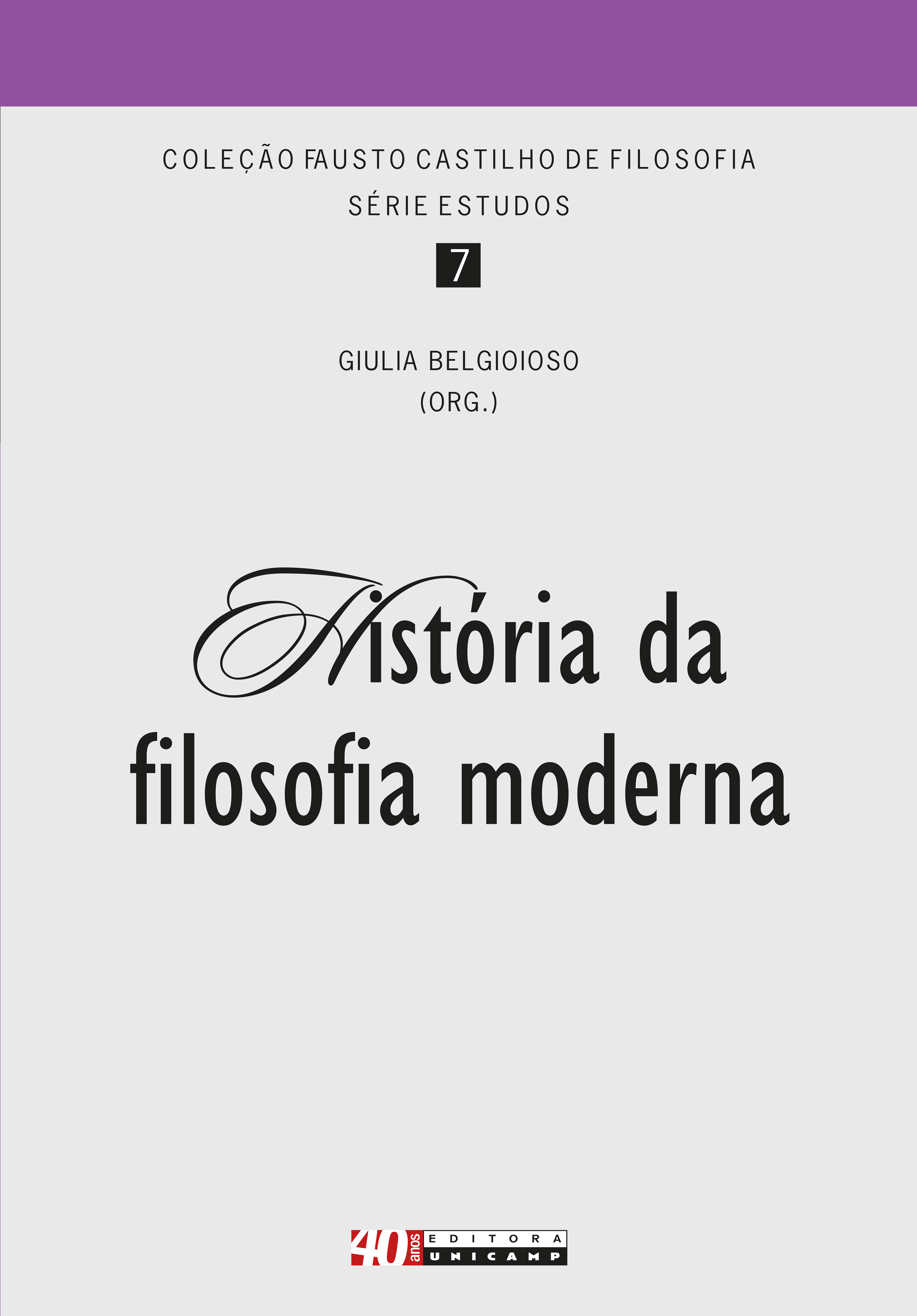 História da filosofia moderna