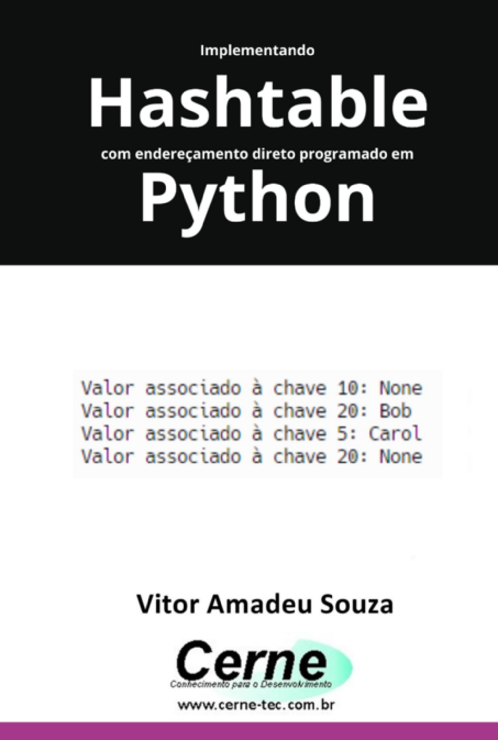 Implementando Hashtable Com Endereçamento Direto Programado Em Python