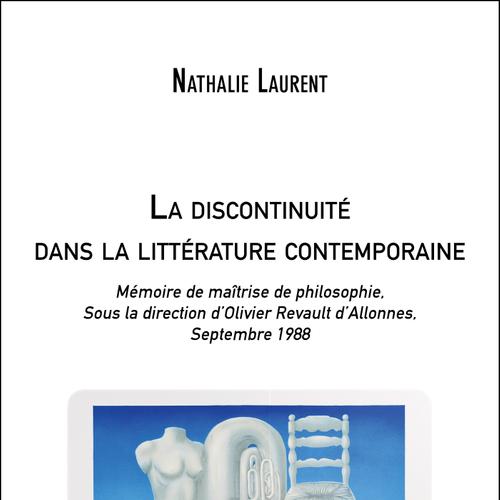 La discontinuité dans la littérature contemporaine