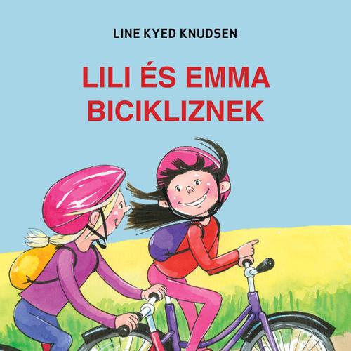 Lili és Emma bicikliznek