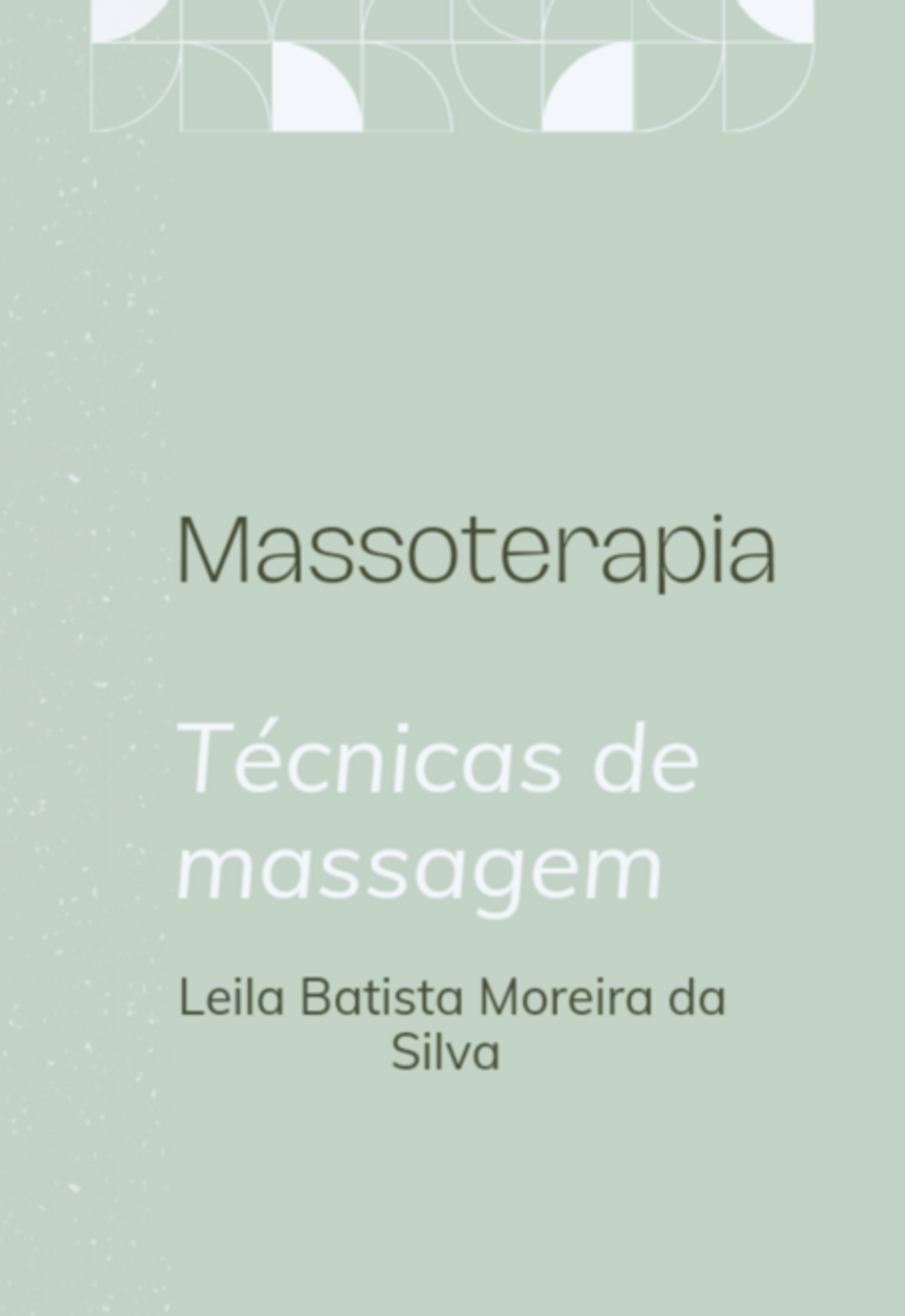 Massoterapia