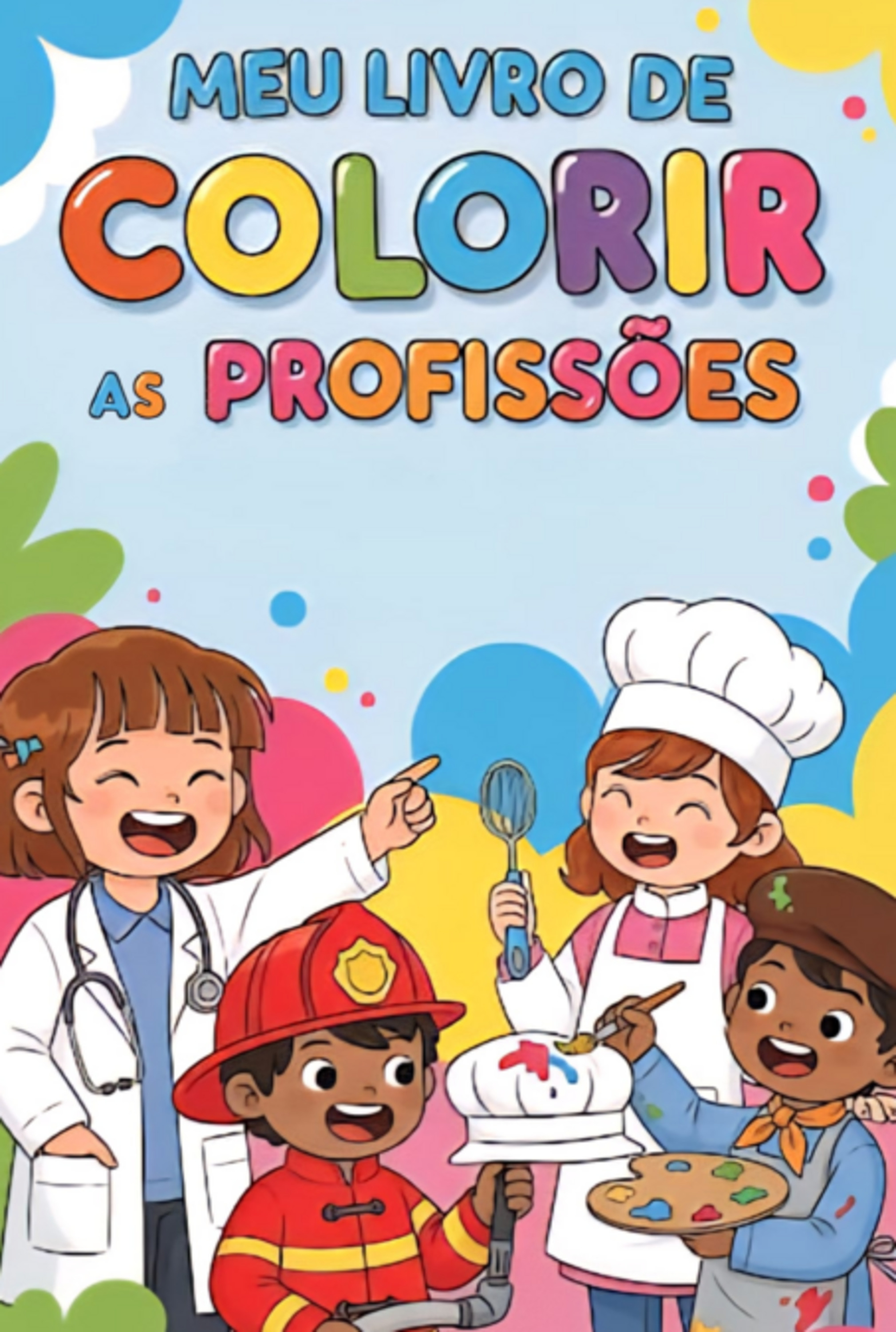 Meu Livro De Colorir As Profissões