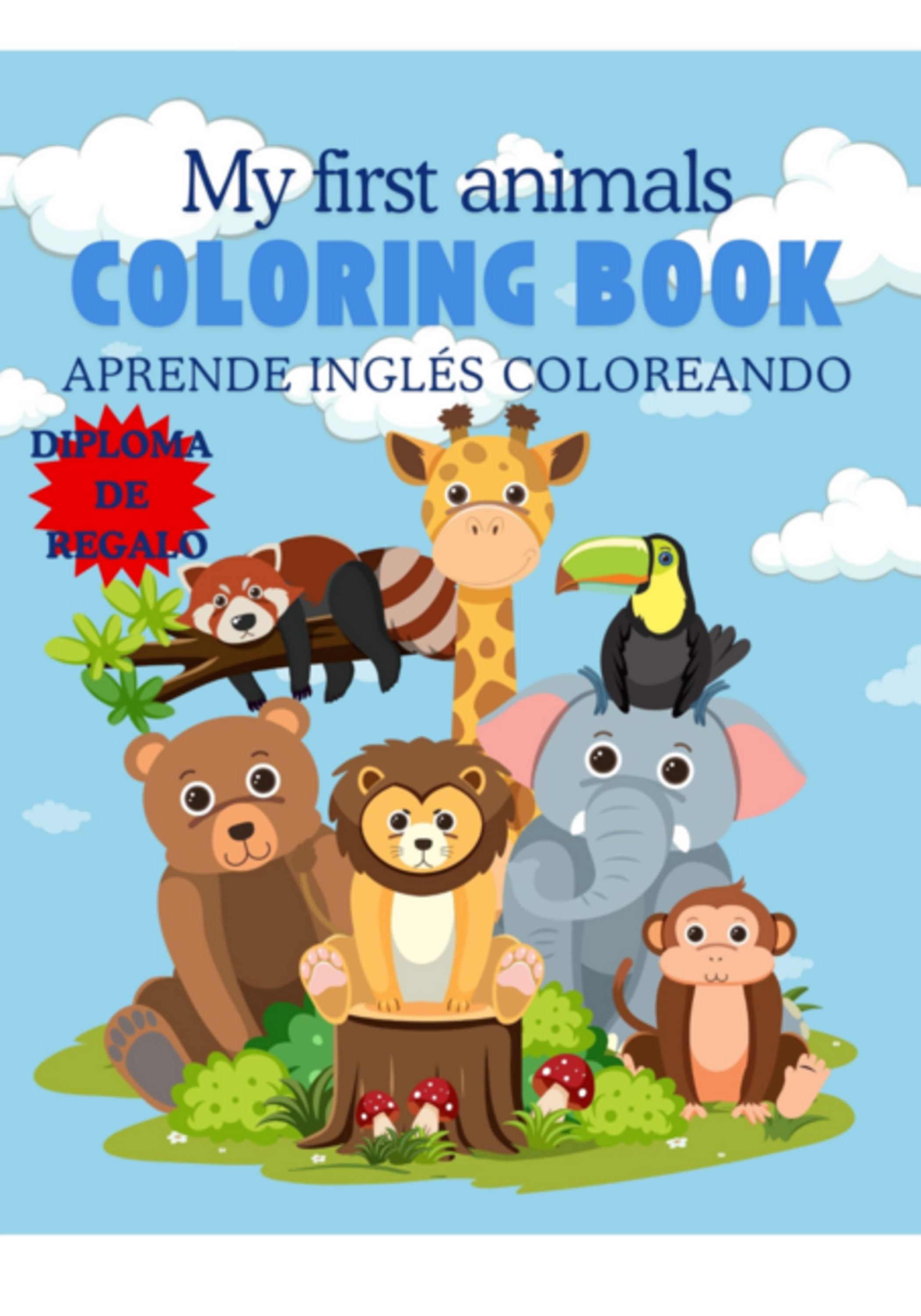 My First Animals Coloring Book