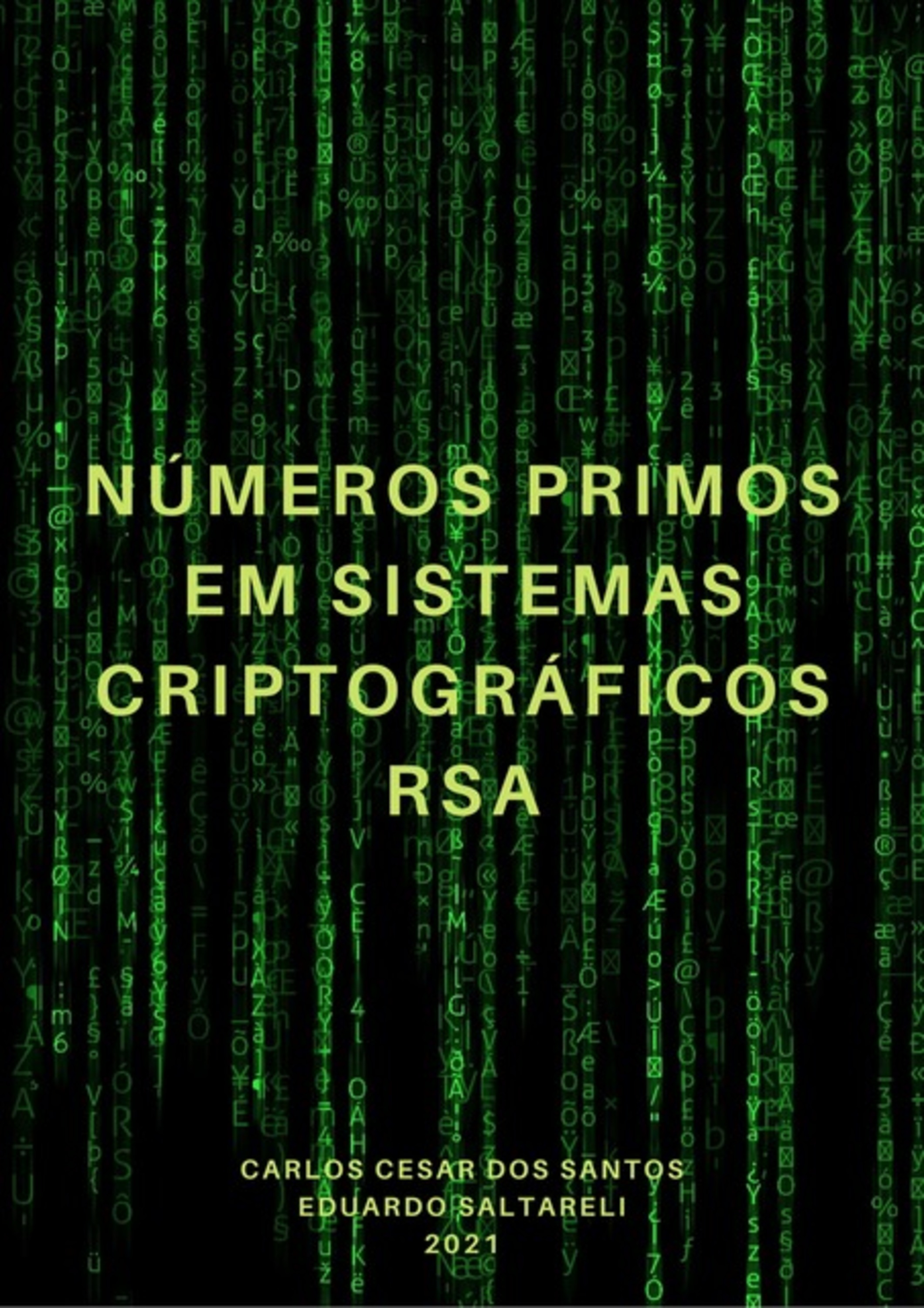 Números Primos Em Sistemas Criptográficos Rsa