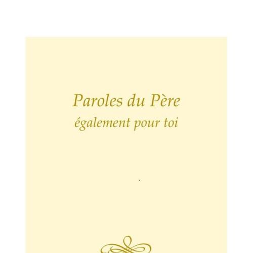 Paroles du Père