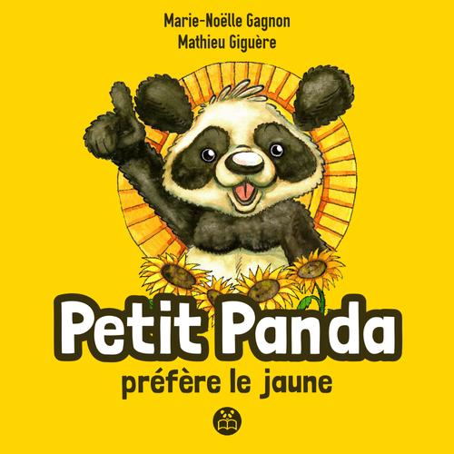 Petit panda préfère le jaune