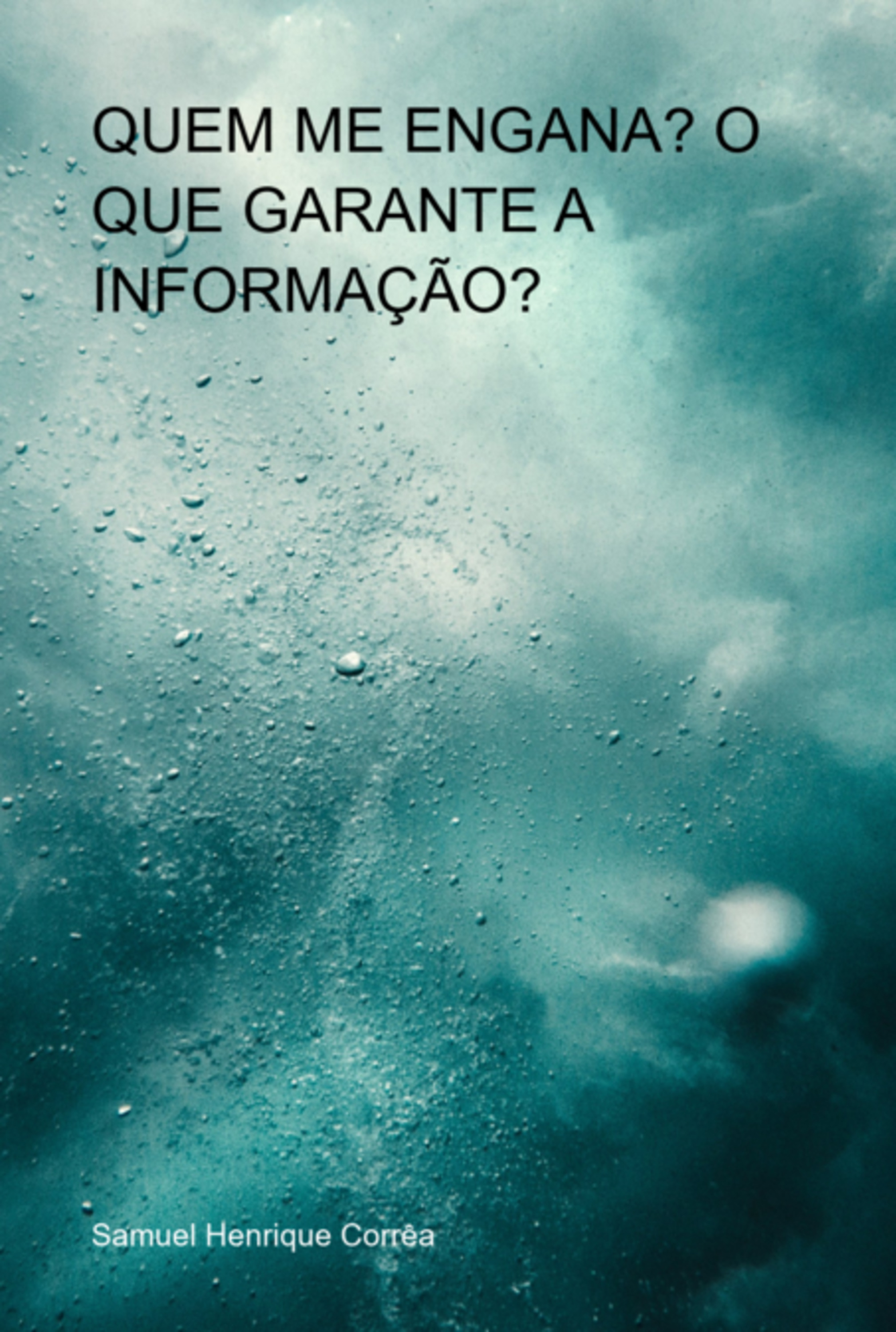 Quem Me Engana? O Que Garante A Informação?