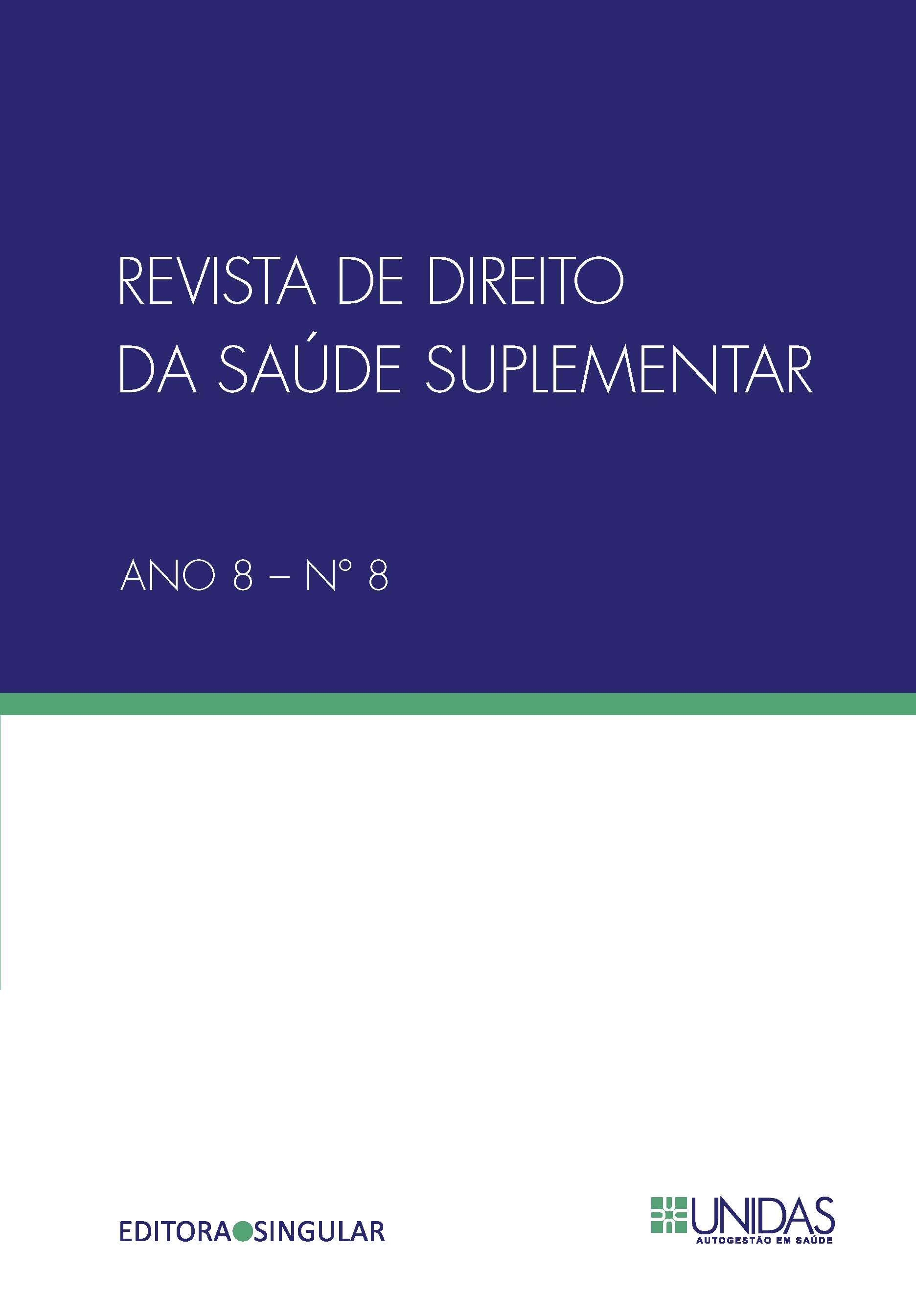 Revista de Direito da Saúde Suplementar n. 8