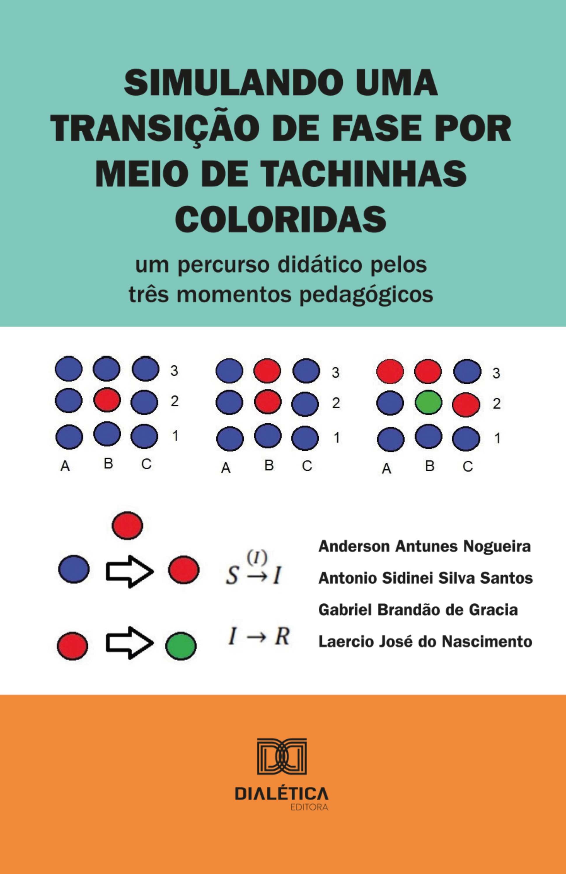 Simulando uma transição de fase por meio de tachinhas coloridas