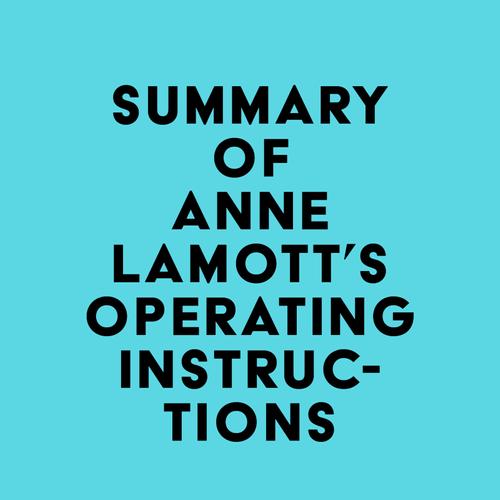 Summary of Anne Lamott's Operating Instructions