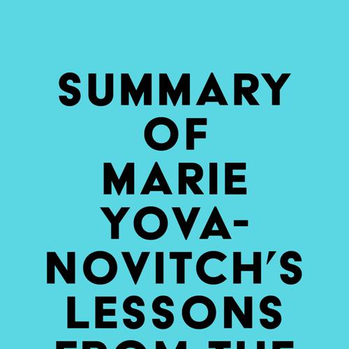 Summary of Marie Yovanovitch's Lessons from the Edge