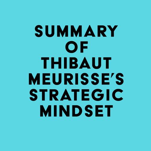 Summary of Thibaut Meurisse's Strategic Mindset