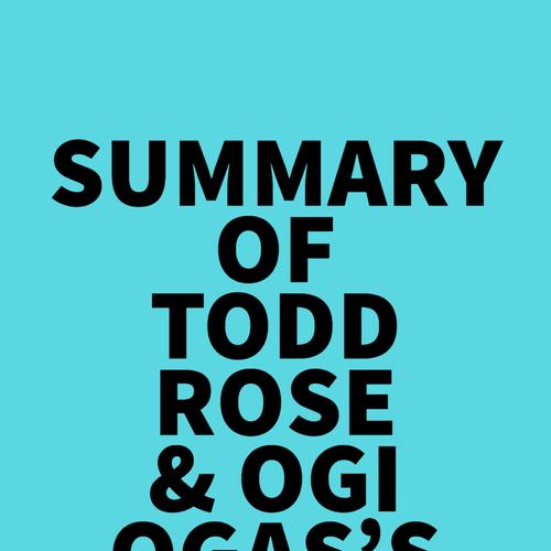 Summary of Todd Rose & Ogi Ogas's Dark Horse