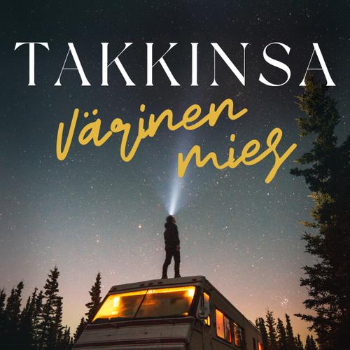 Takkinsa värinen mies