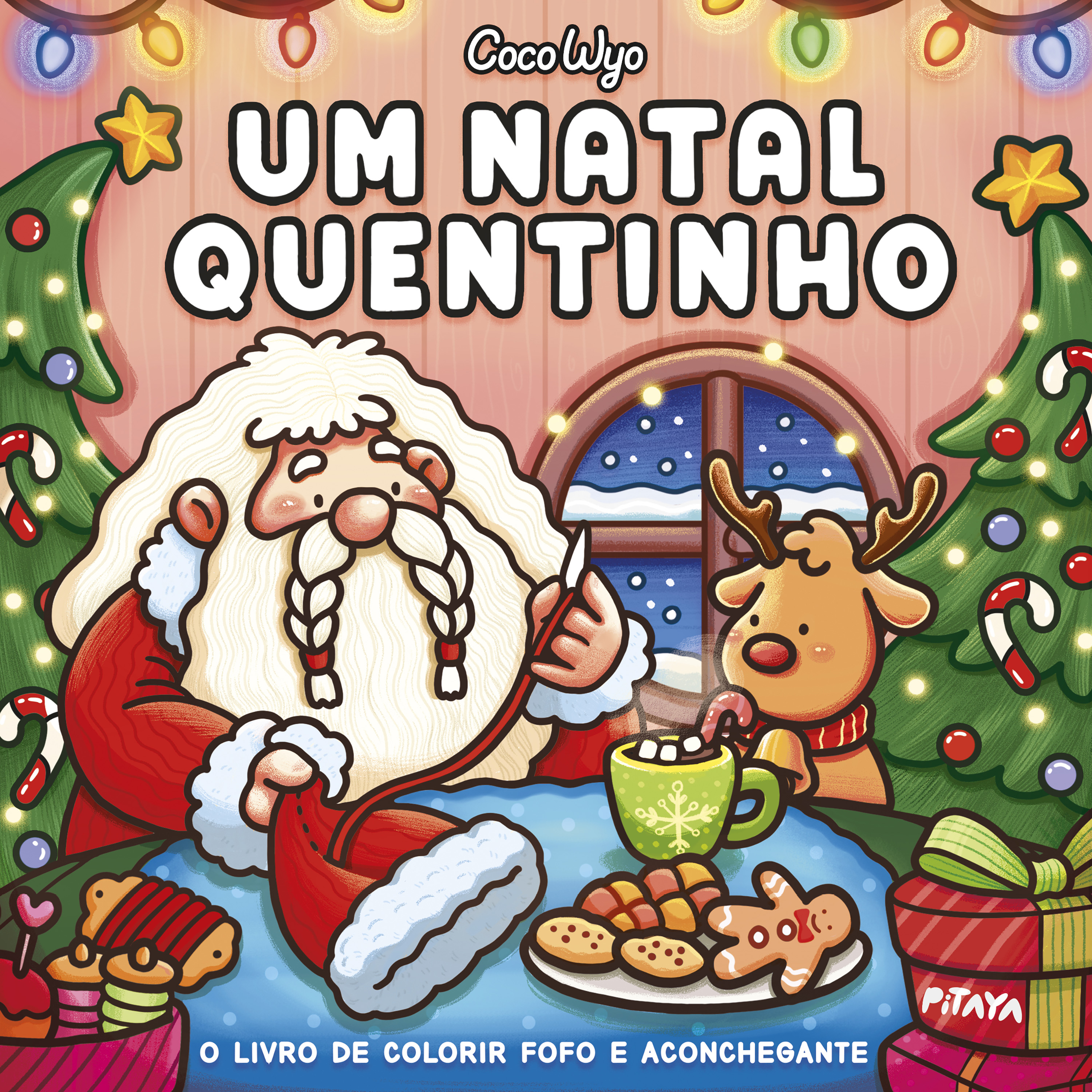 Um Natal quentinho (Cozy Christmas) – livro de colorir Coco Wyo