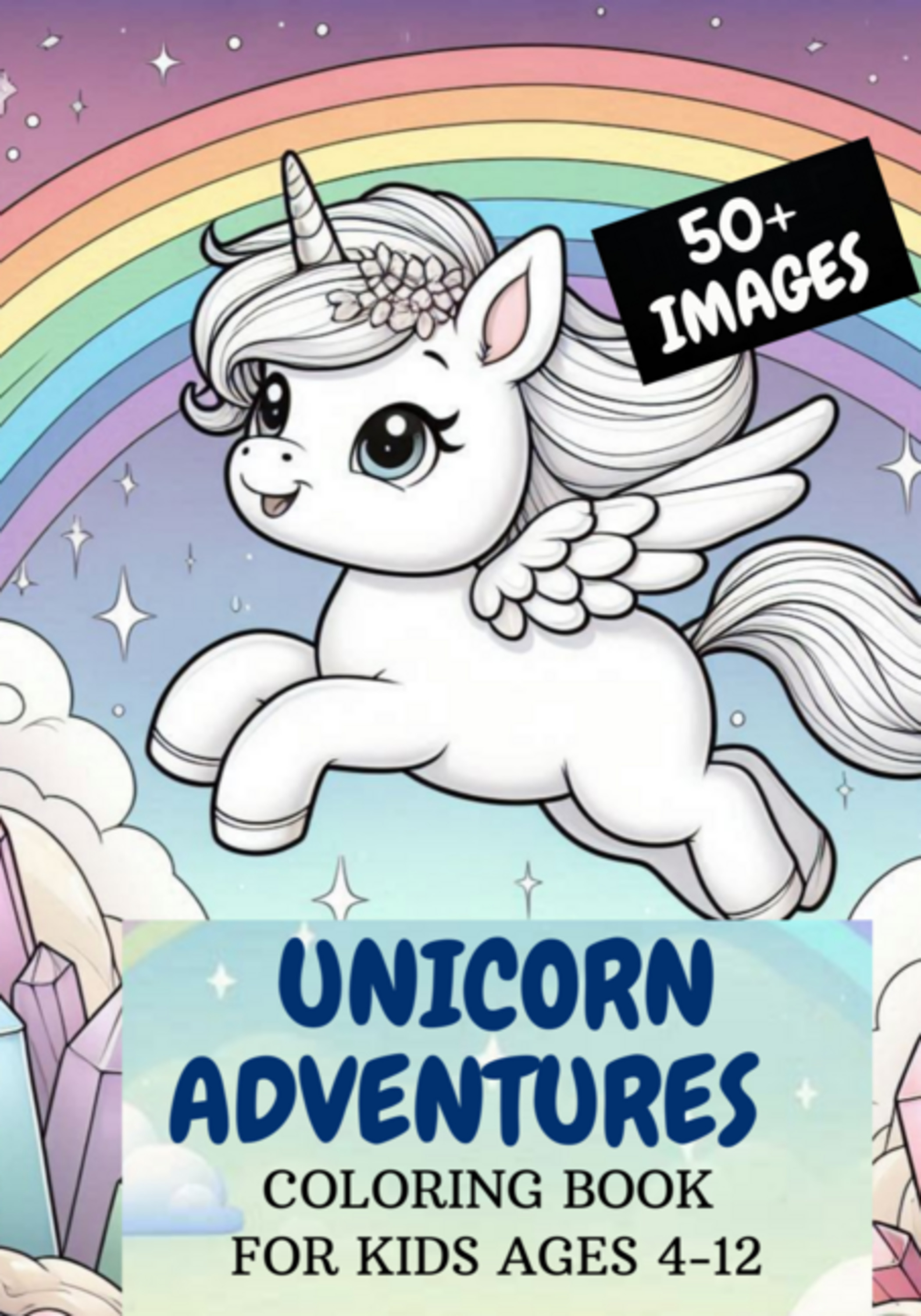 Unicorn Adventures: A Coloring Book Wonderland