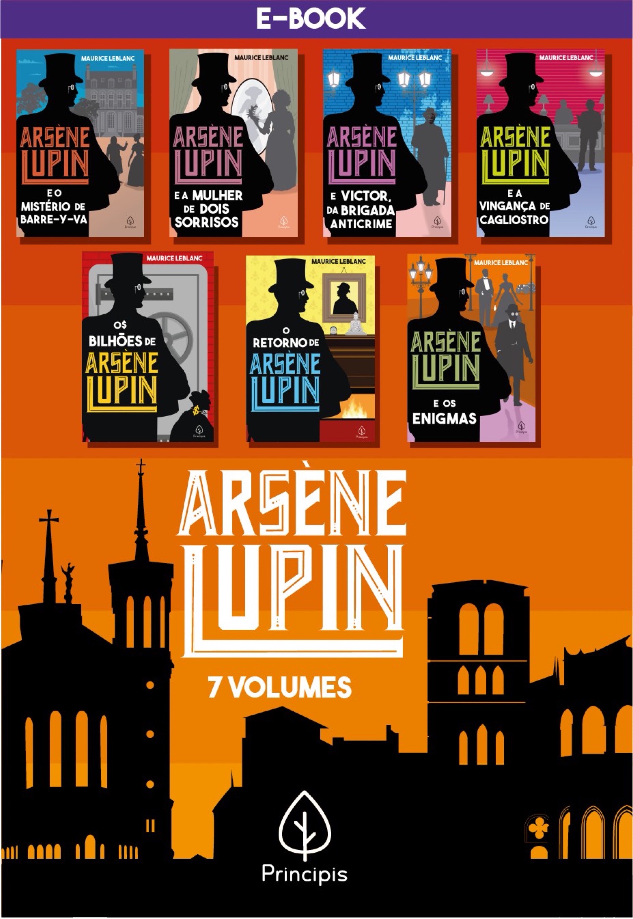 Ebook Box Arsène Lupin Volume III - 7 Livros