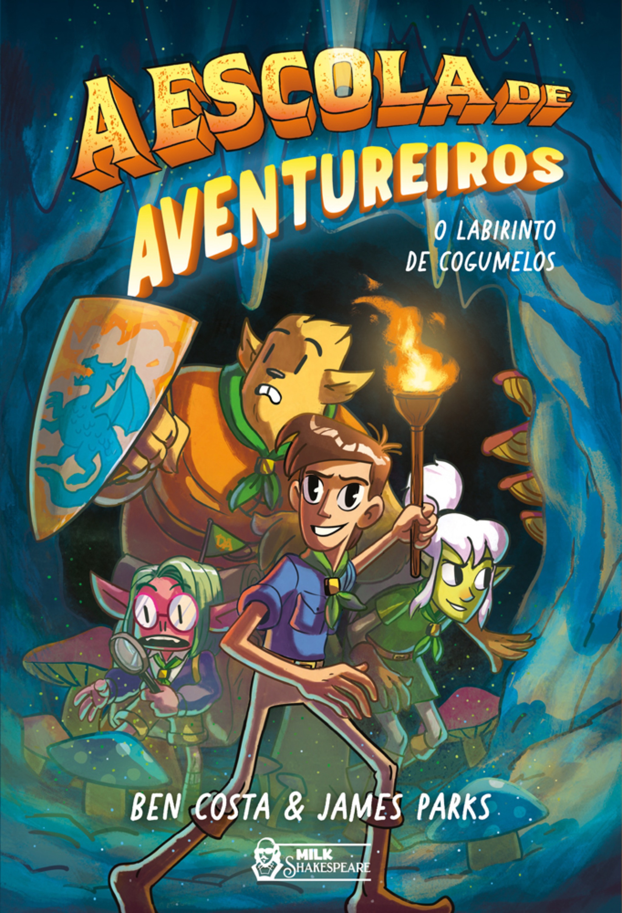 A escola de aventureiros – O labirinto de cogumelos Vol. 01