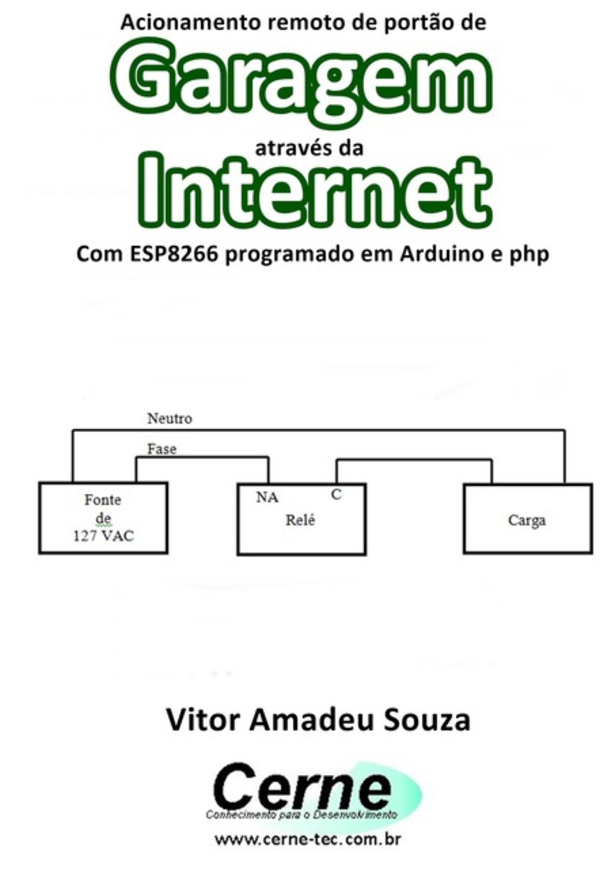 Acionamento Remoto De Portão De Garagem Através Da Internet Com Esp8266 Programado Em Arduino E Php