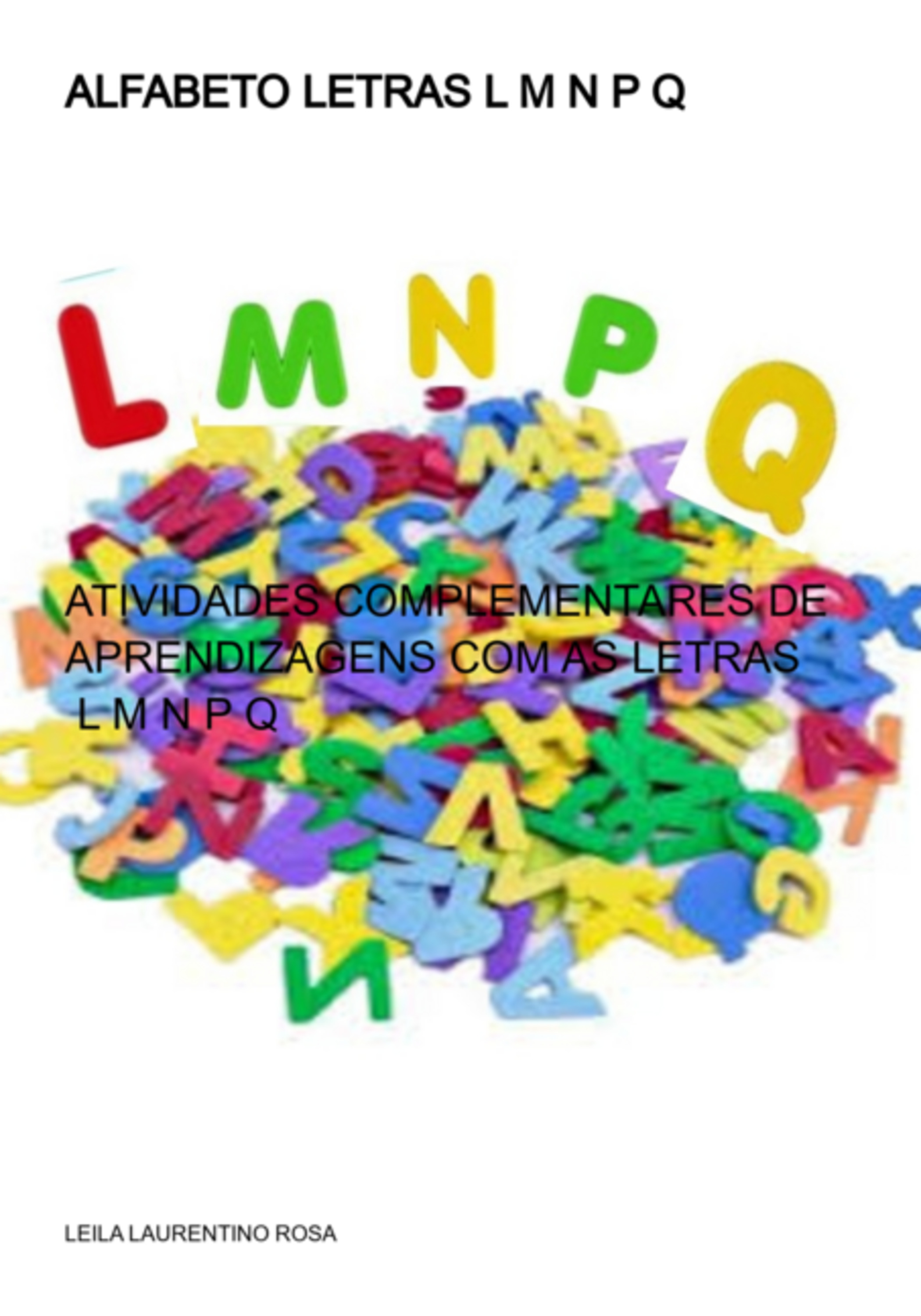 Alfabeto Letras L M N P Q