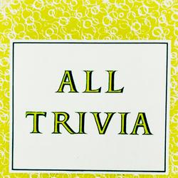 All Trivia: A Collection of Reflections & Aphorisms