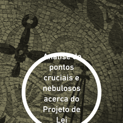 Análise de pontos cruciais e nebulosos acerca do Projeto de Lei 1610/96. 