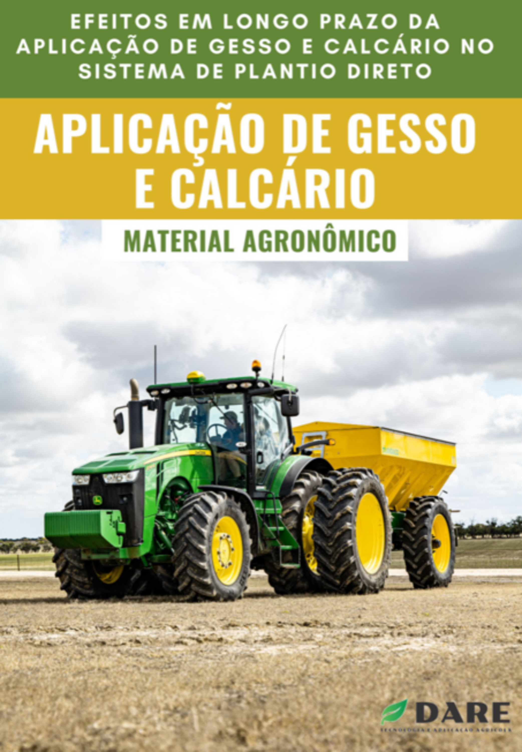 Aplicação De Gesso E Calcário