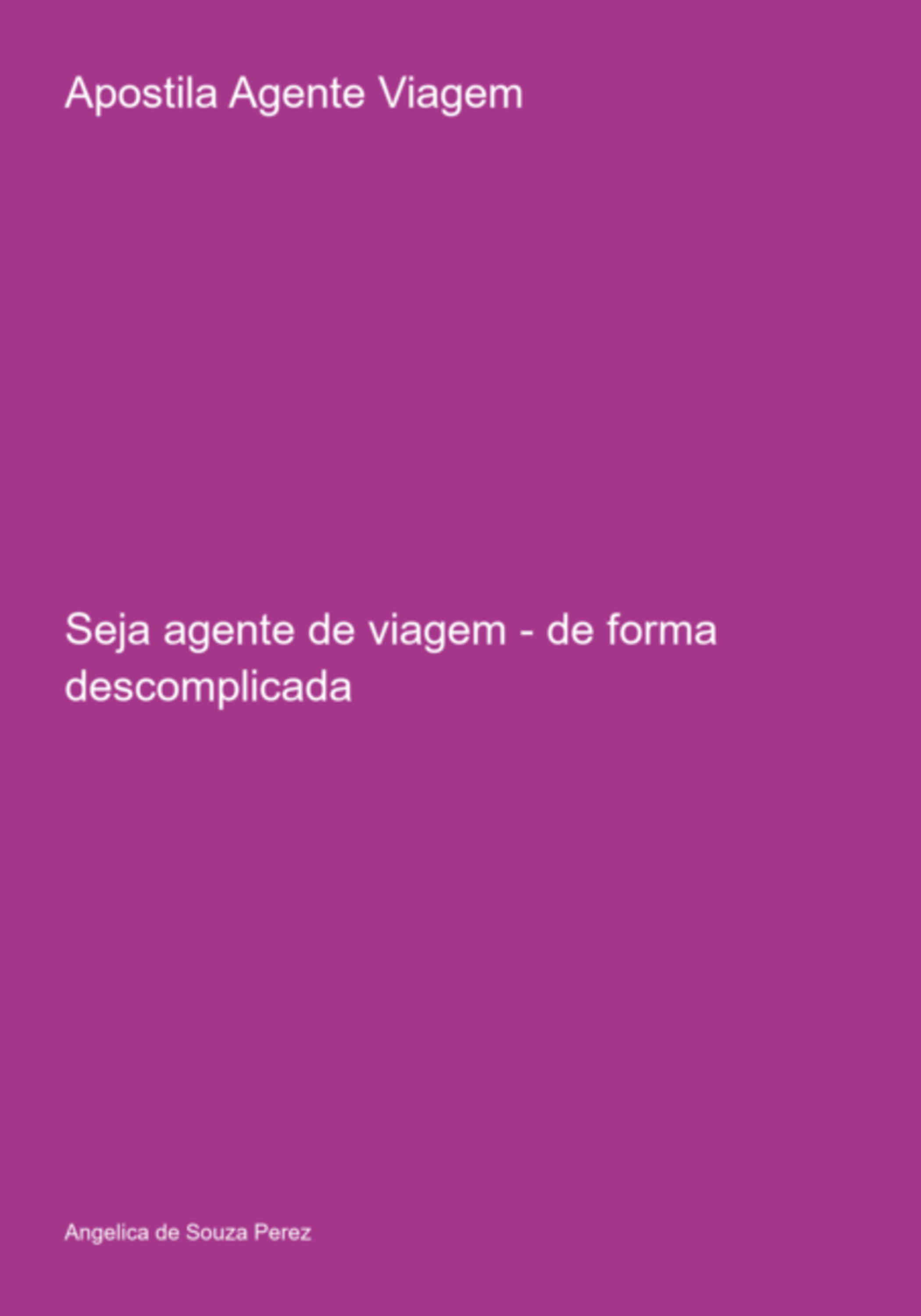 Apostila Agente Viagem