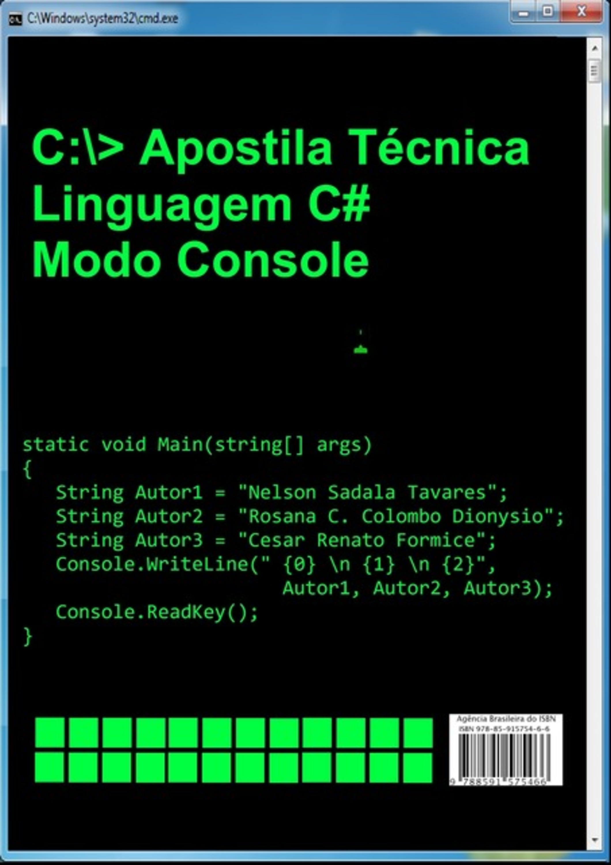 Apostila Técnica Linguagem C# Modo Console