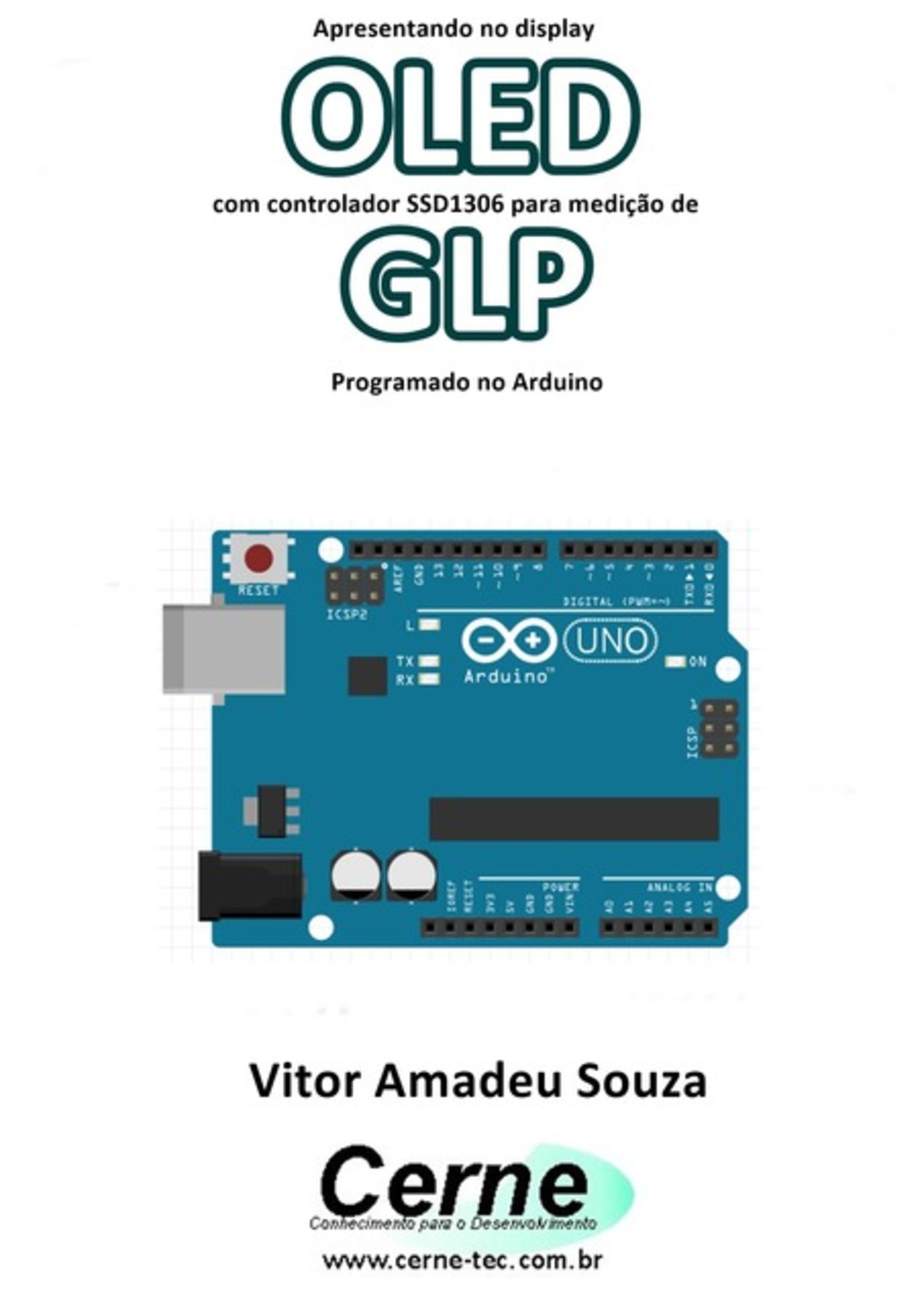 Apresentando No Display Oled Com Controlador Ssd1306 Para Medição De Glp Programado No Arduino