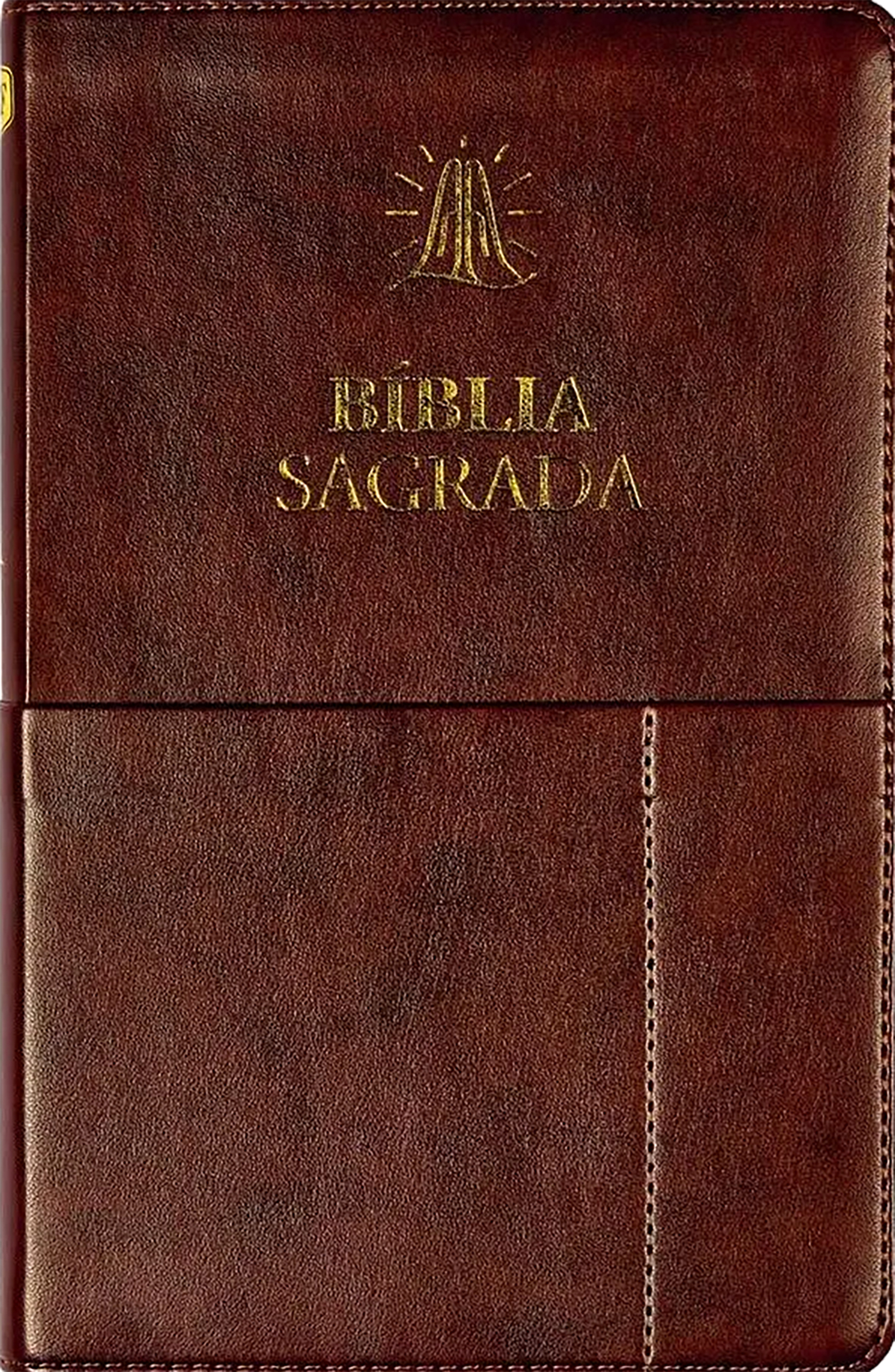 Bíblia Sagrada ACF Slim, Capa luxo marrom com bolso