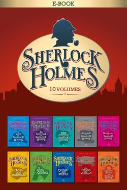 Box Sherlock Holmes com 10 livros
