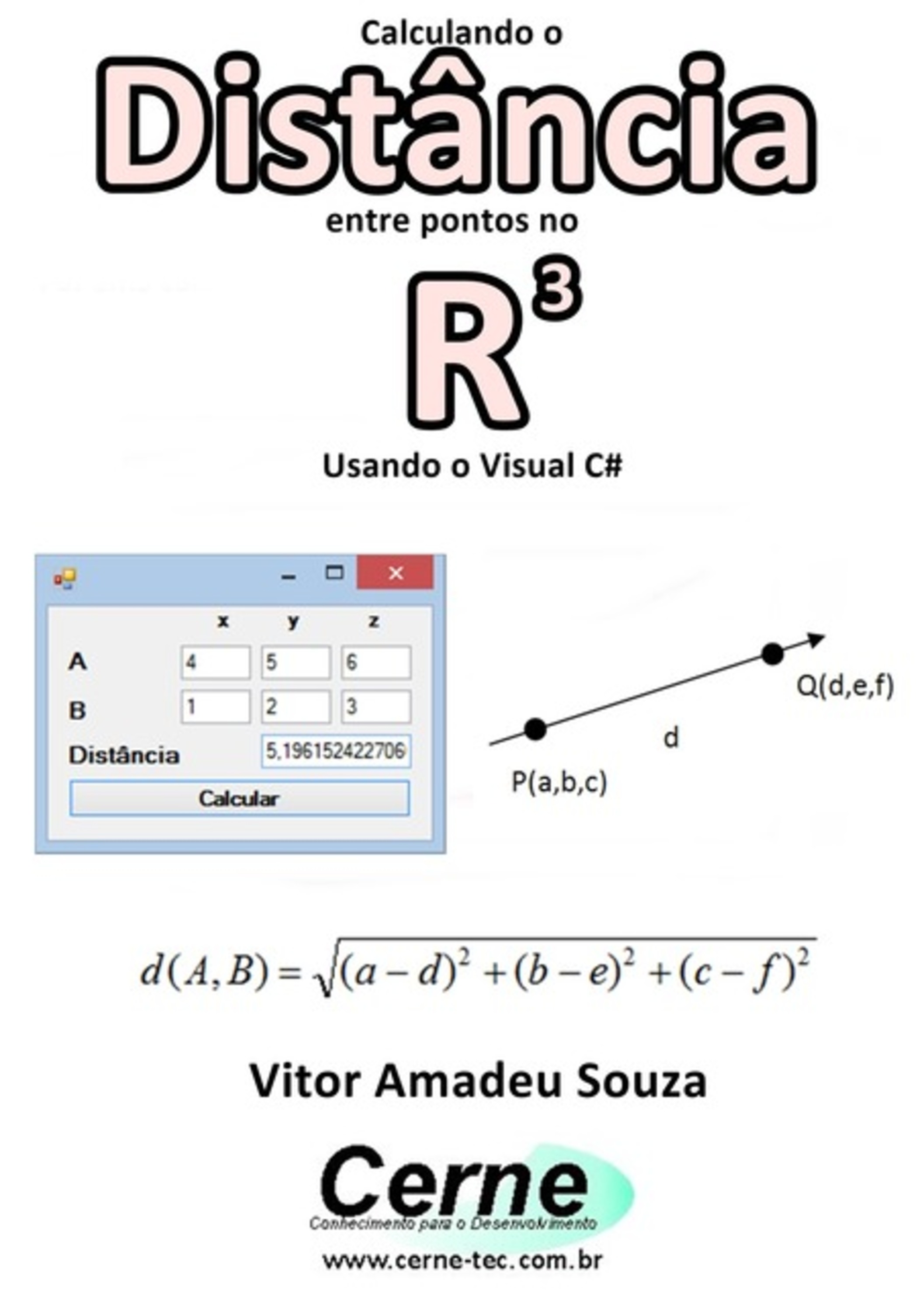 Calculando A Distância Entre Pontos No R3 Usando O Visual C#